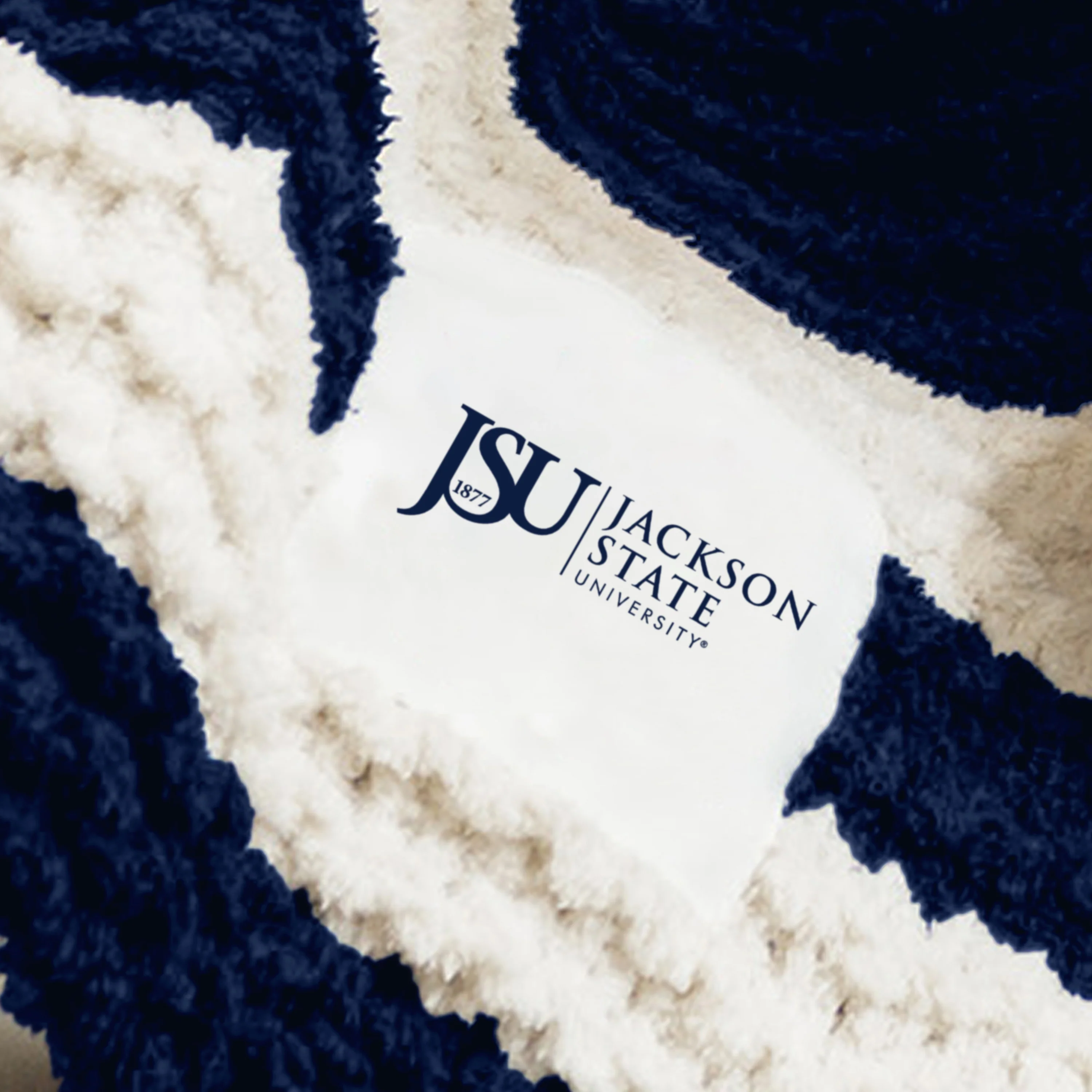 Jackson State Cable Knit Throw 50x60 - Image 6