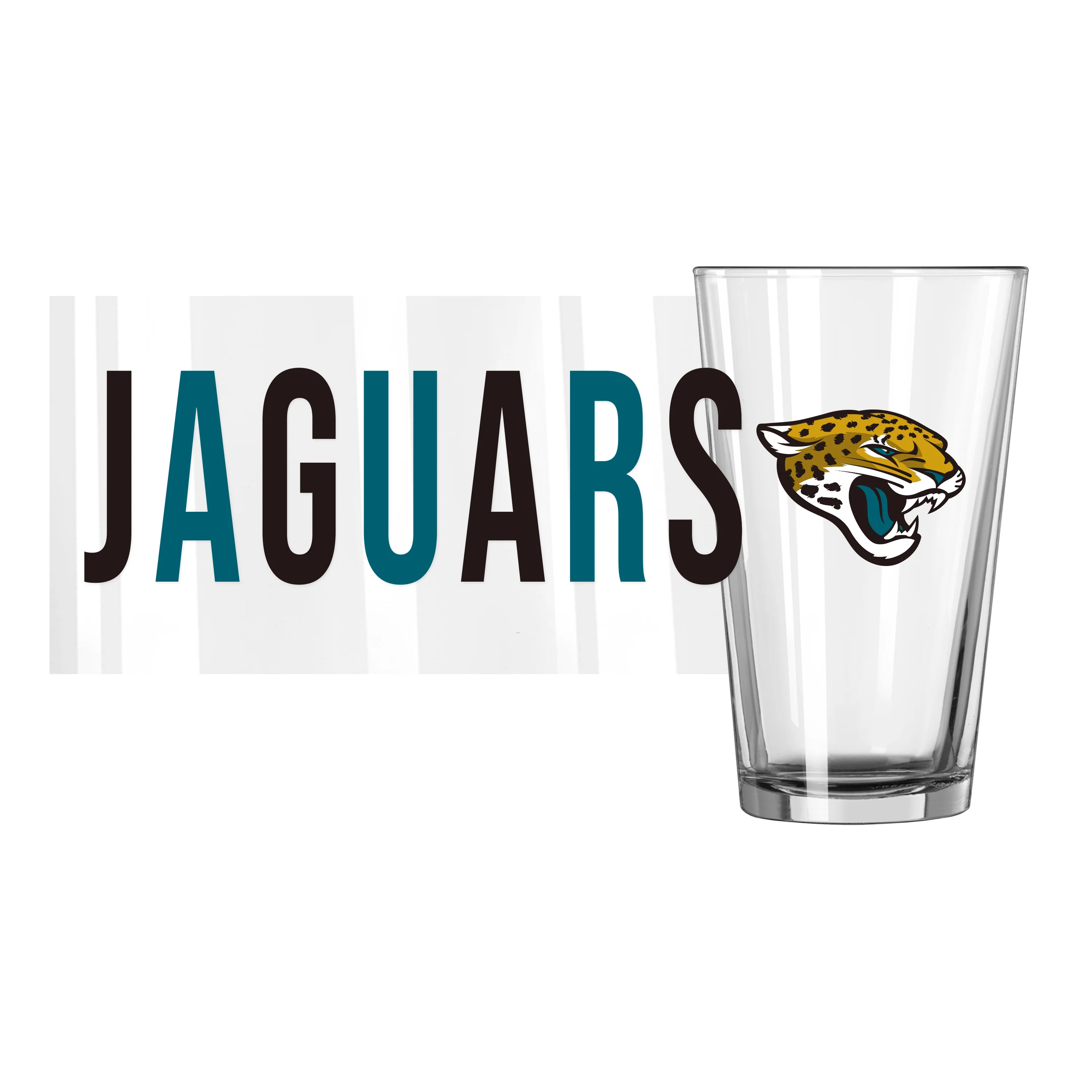 Jacksonville Jaguars 16oz Overtime Pint Glass - Image 2
