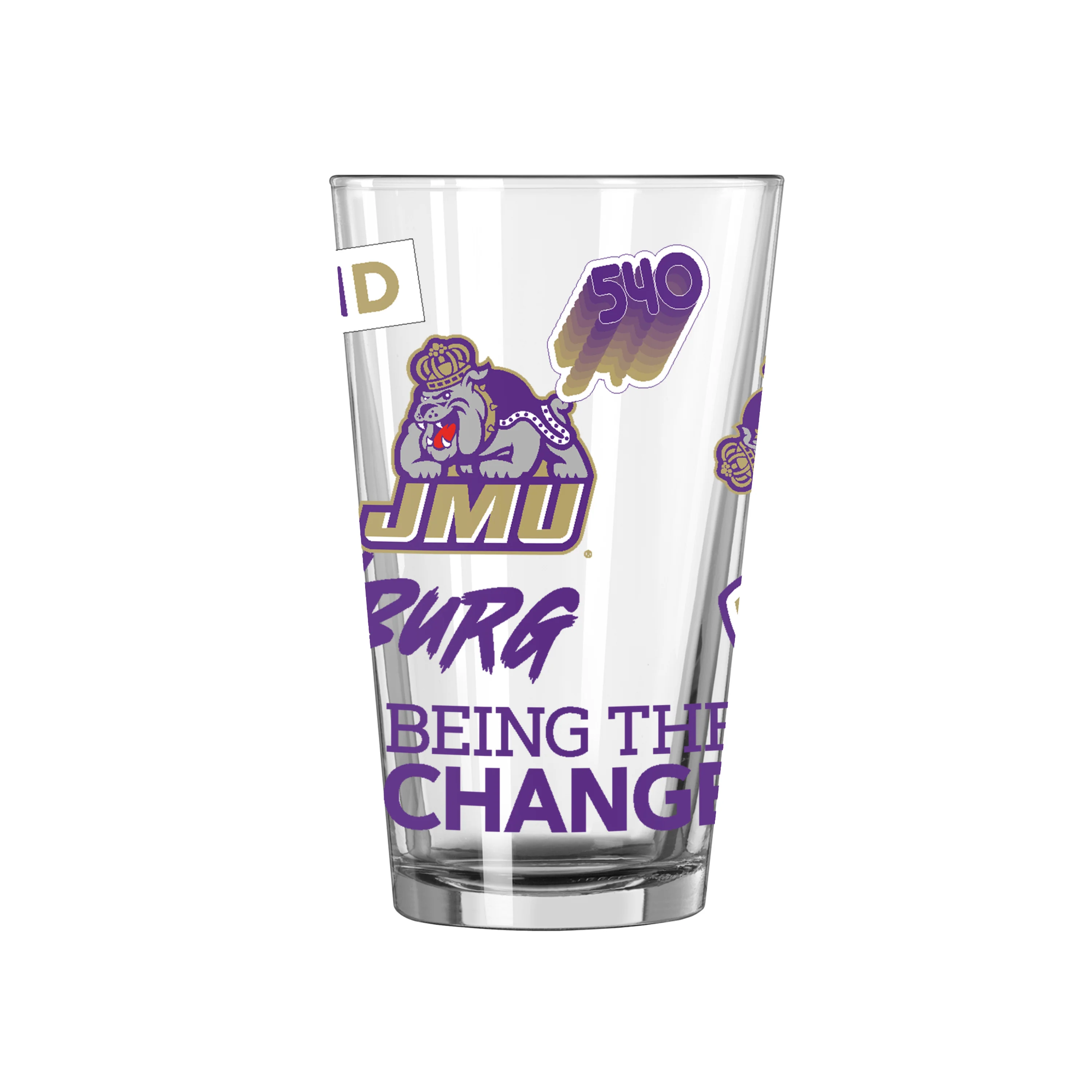 James Madison 16oz Native Pint Glass - Image 2