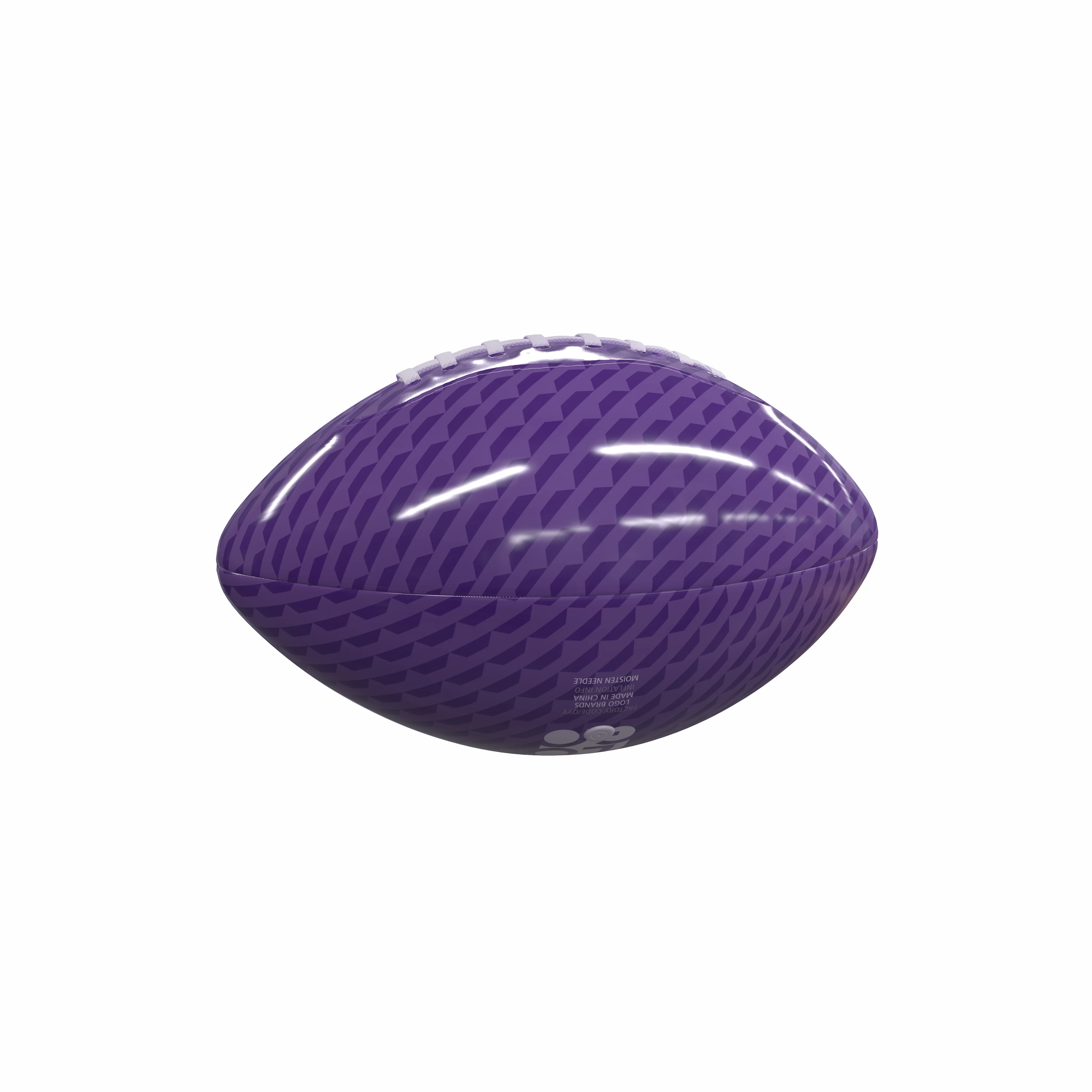 James Madison Carbon Fiber Mini Size Glossy Football - Image 2