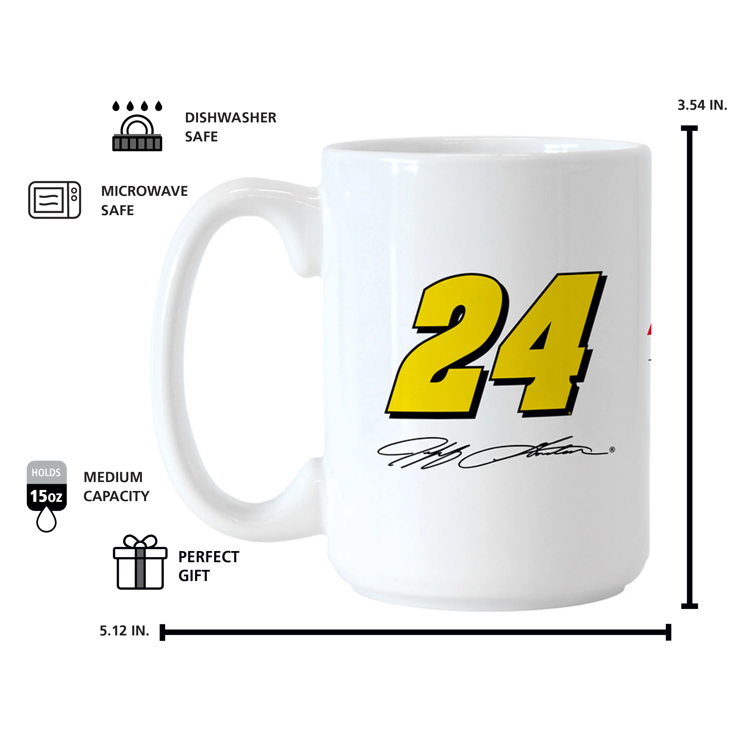Jeff Gordon 15oz Gameday Sublimated Mug - Image 6