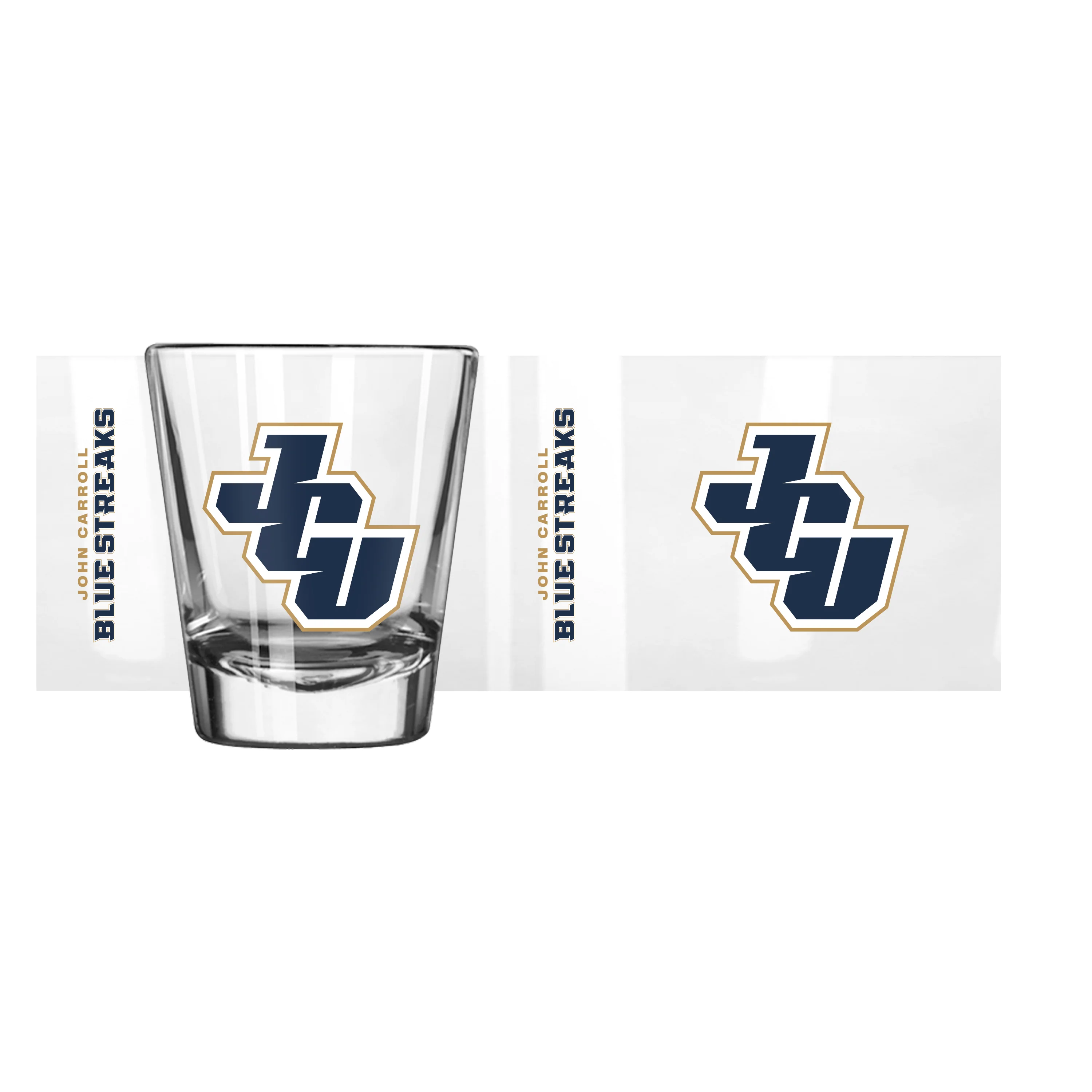 John Carrol Univ 2oz Gameday Shot Glass - Image 2