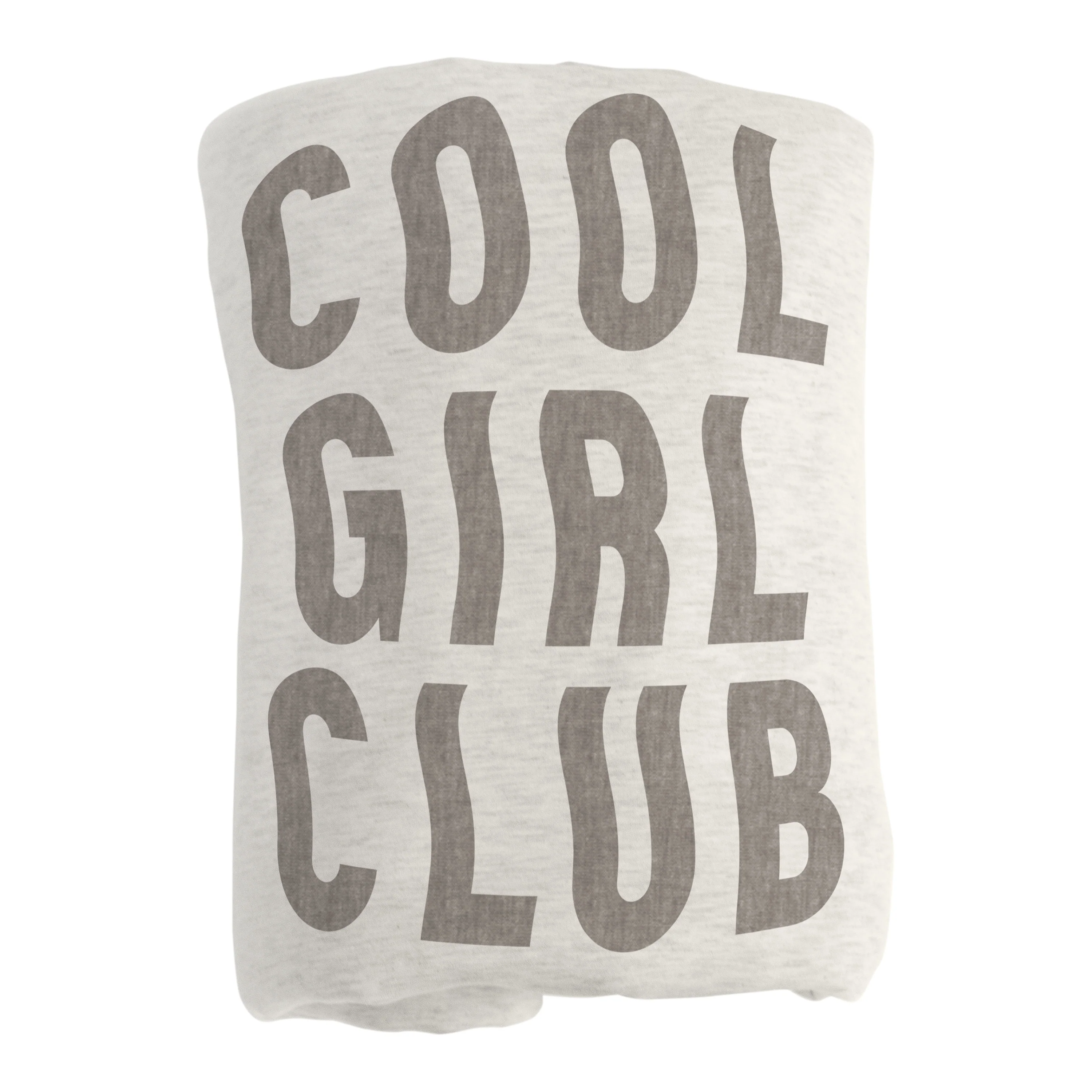 Just a Girl Cool Girl Cub Sublimated Sweatshirt Blanket - Image 3