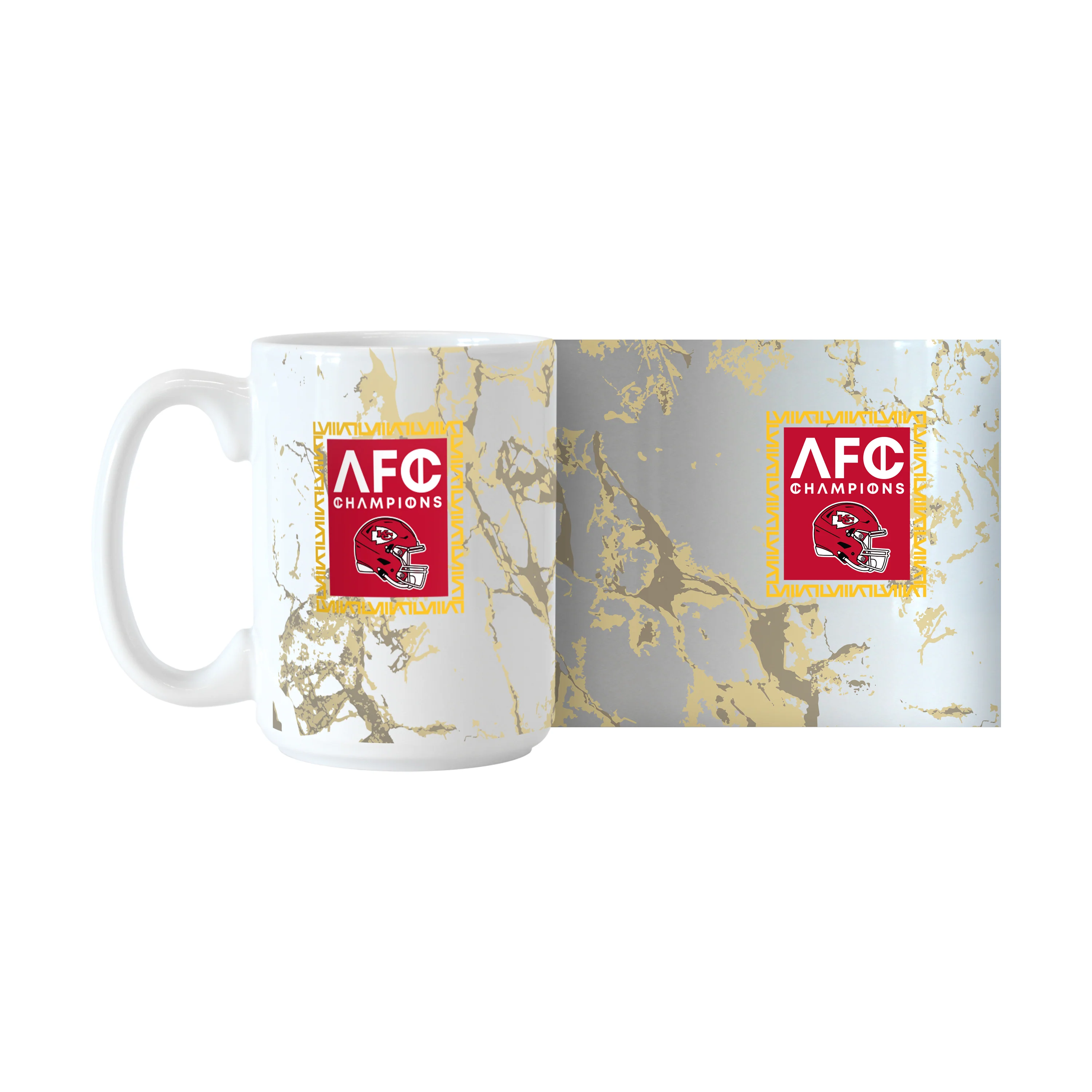 Kansas City Chiefs 15oz Conference Champs Sublimated Mug - Image 2