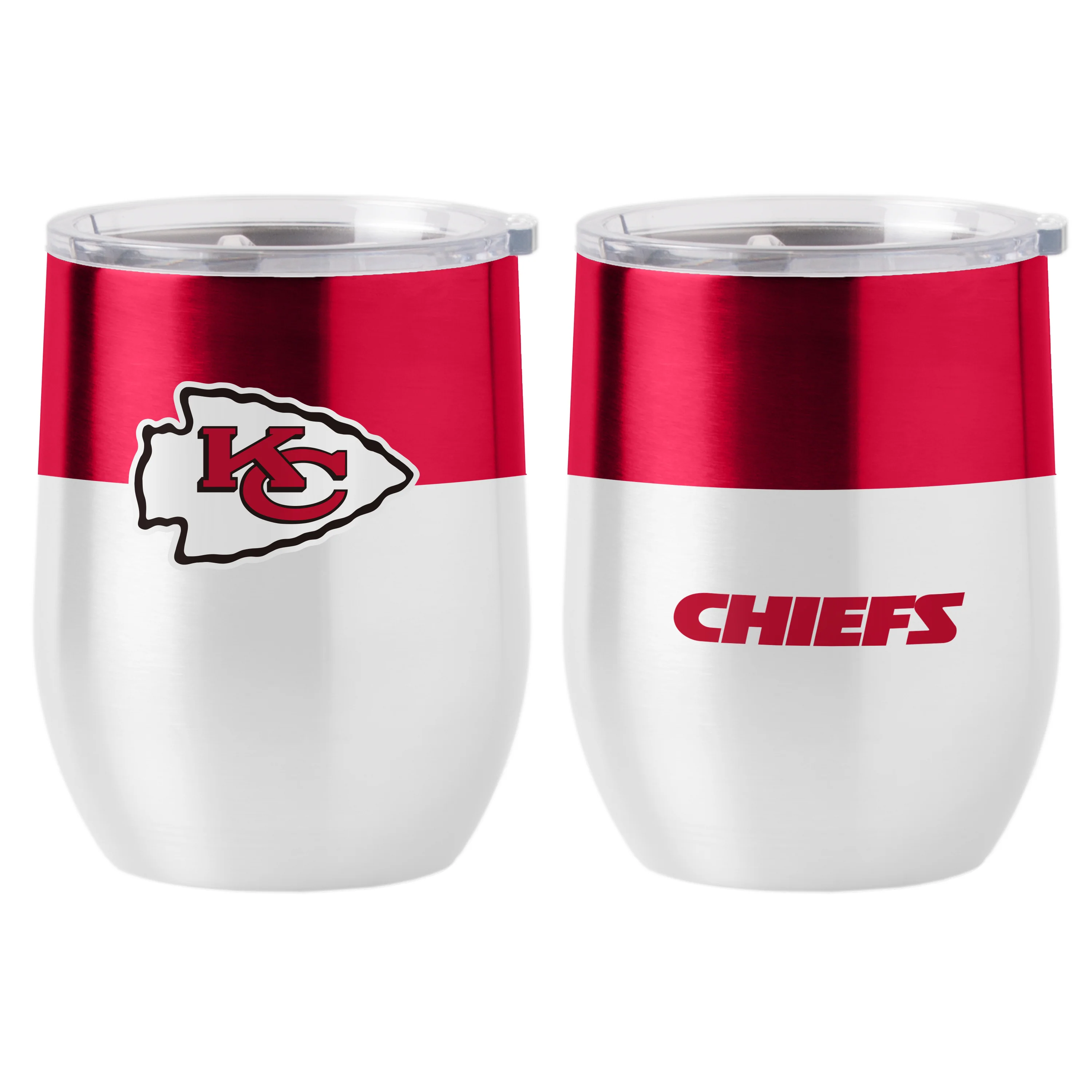 Kansas City Chiefs 16oz Colorblock Stainless Curved Beverage