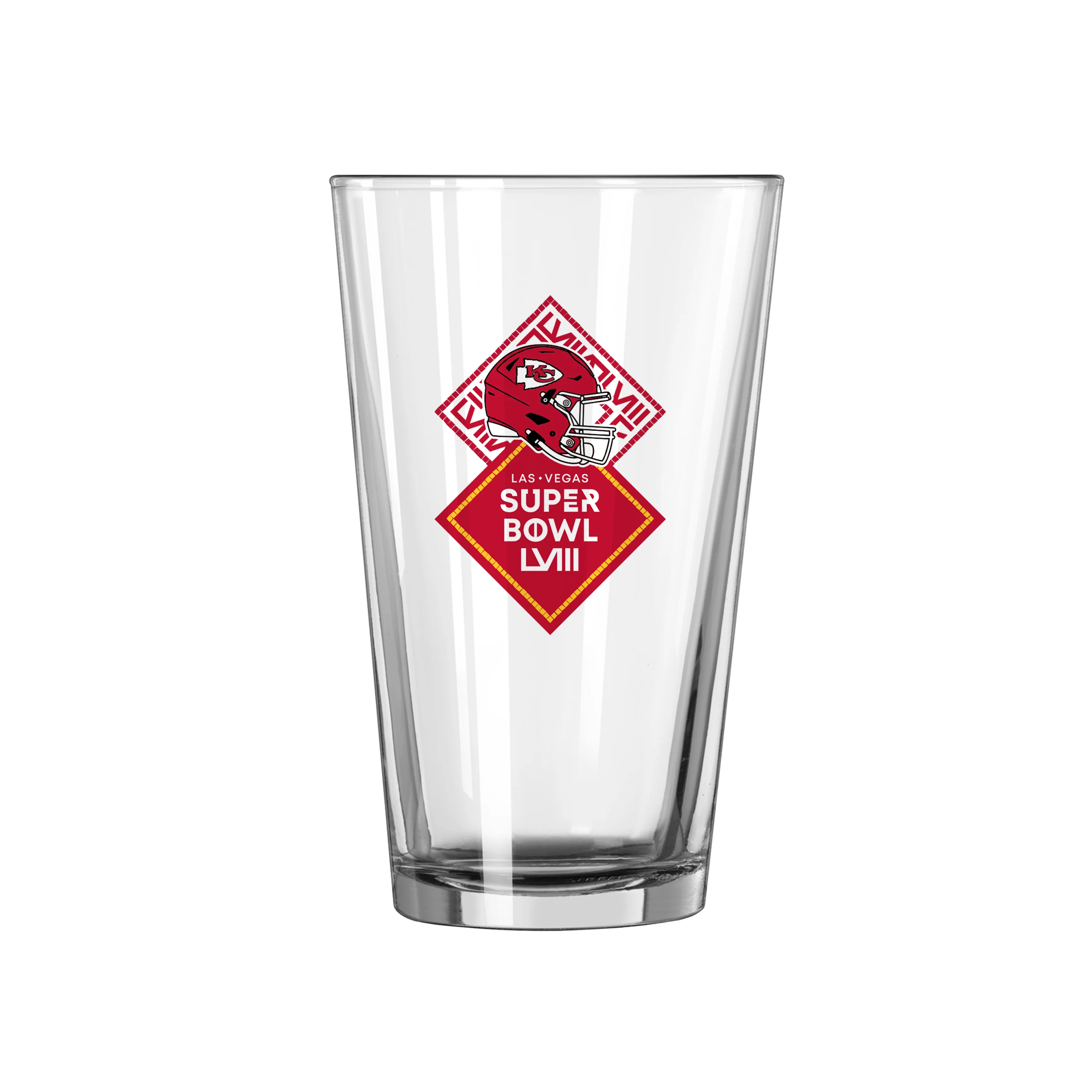 Kansas City Chiefs 16oz SB 58 Bound Pint Glass - Image 2