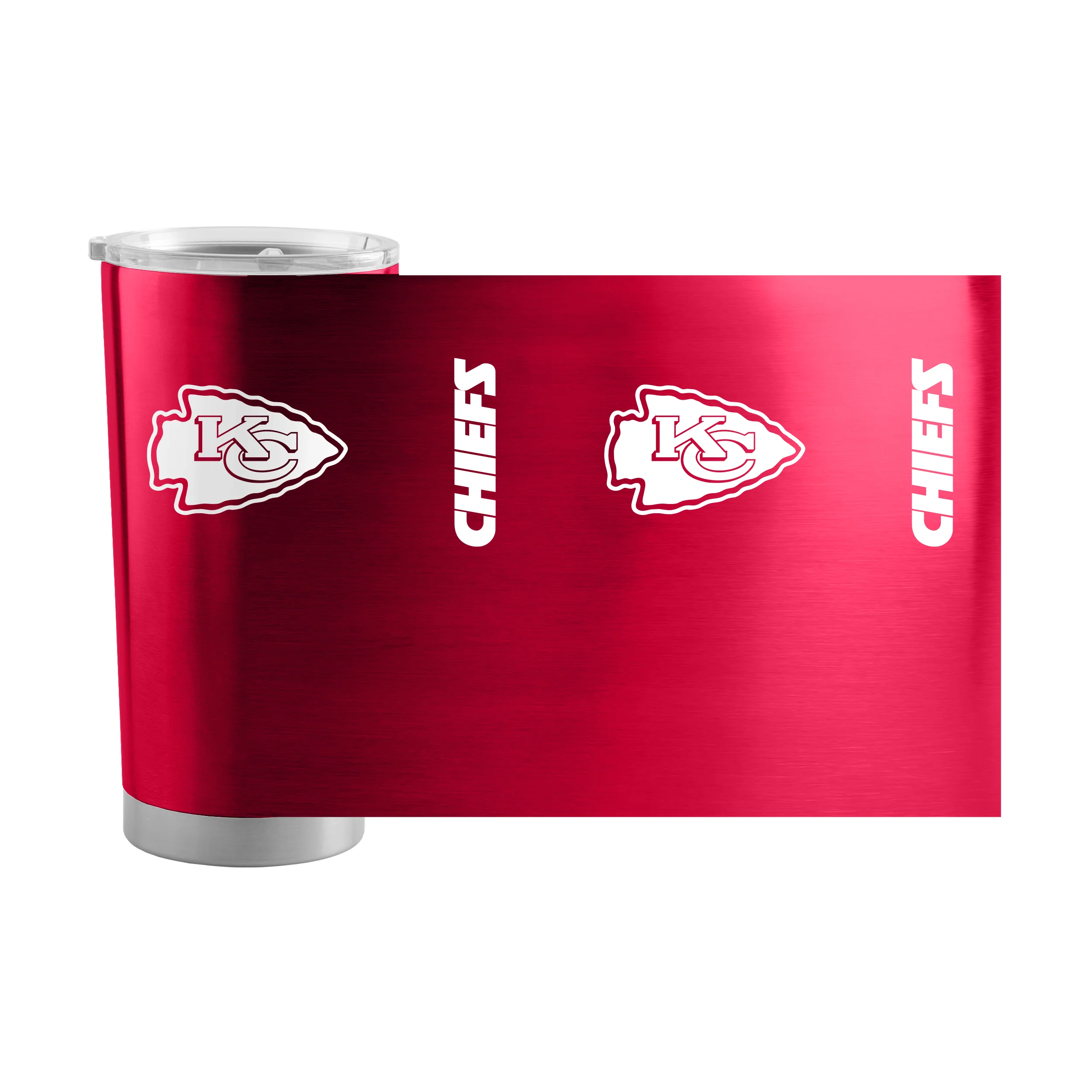 Kansas City Chiefs 20oz Gameday Stainless Tumbler - Image 3