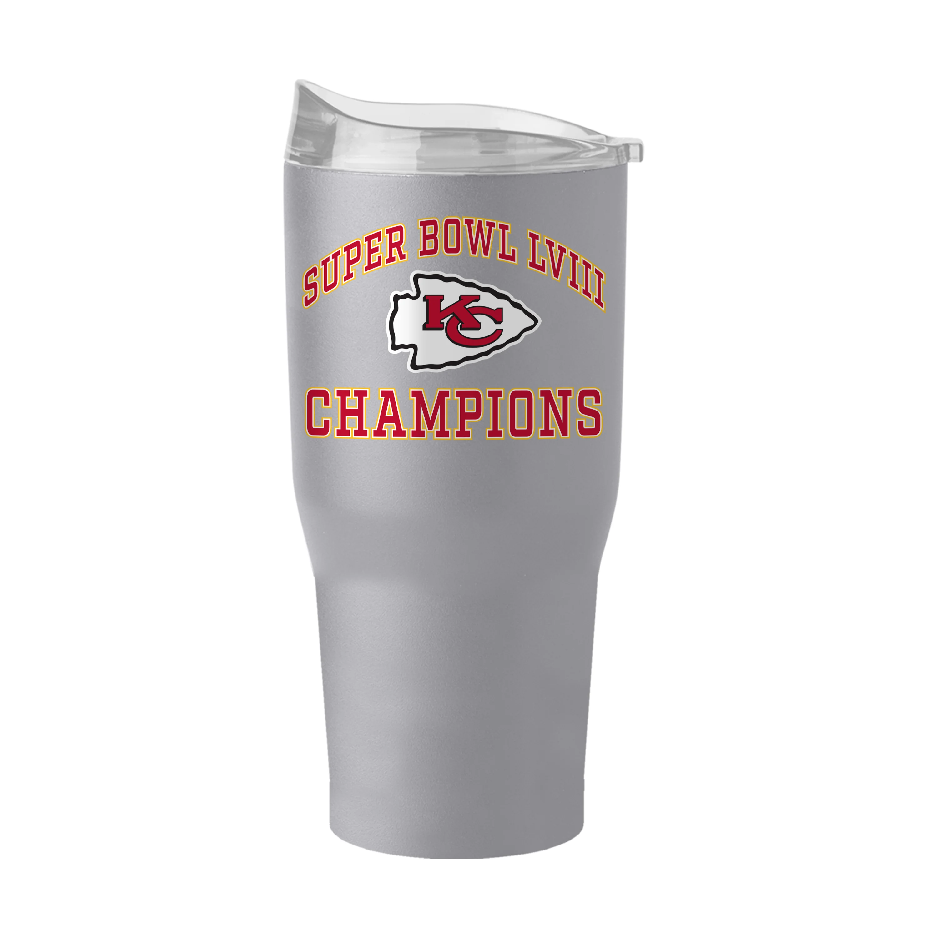 Kansas City Chiefs 30oz SB 58 Champions Stone Powder Coat Tumbler