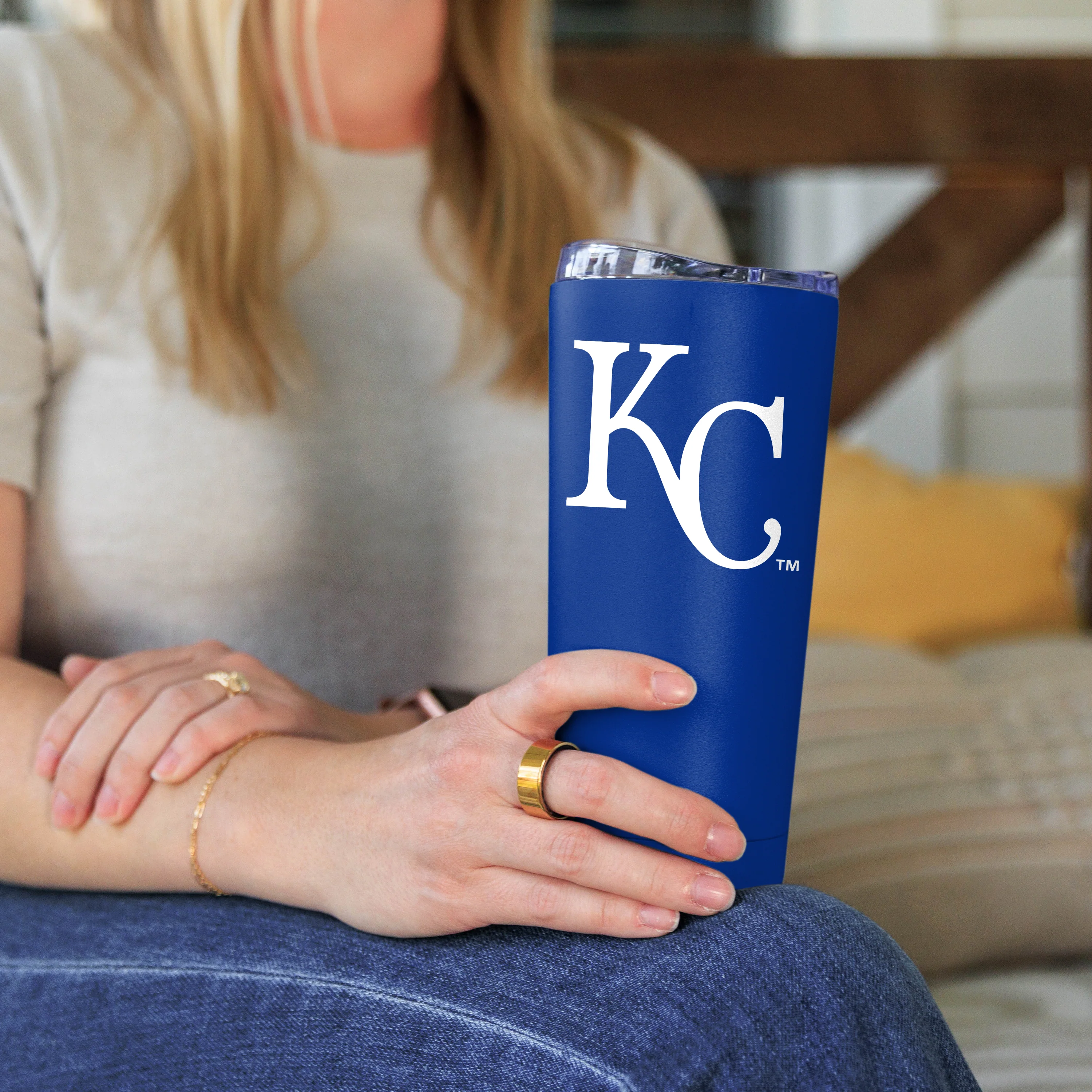 Kansas City Royals 20oz Flipside Powder Coat Tumbler - Image 3