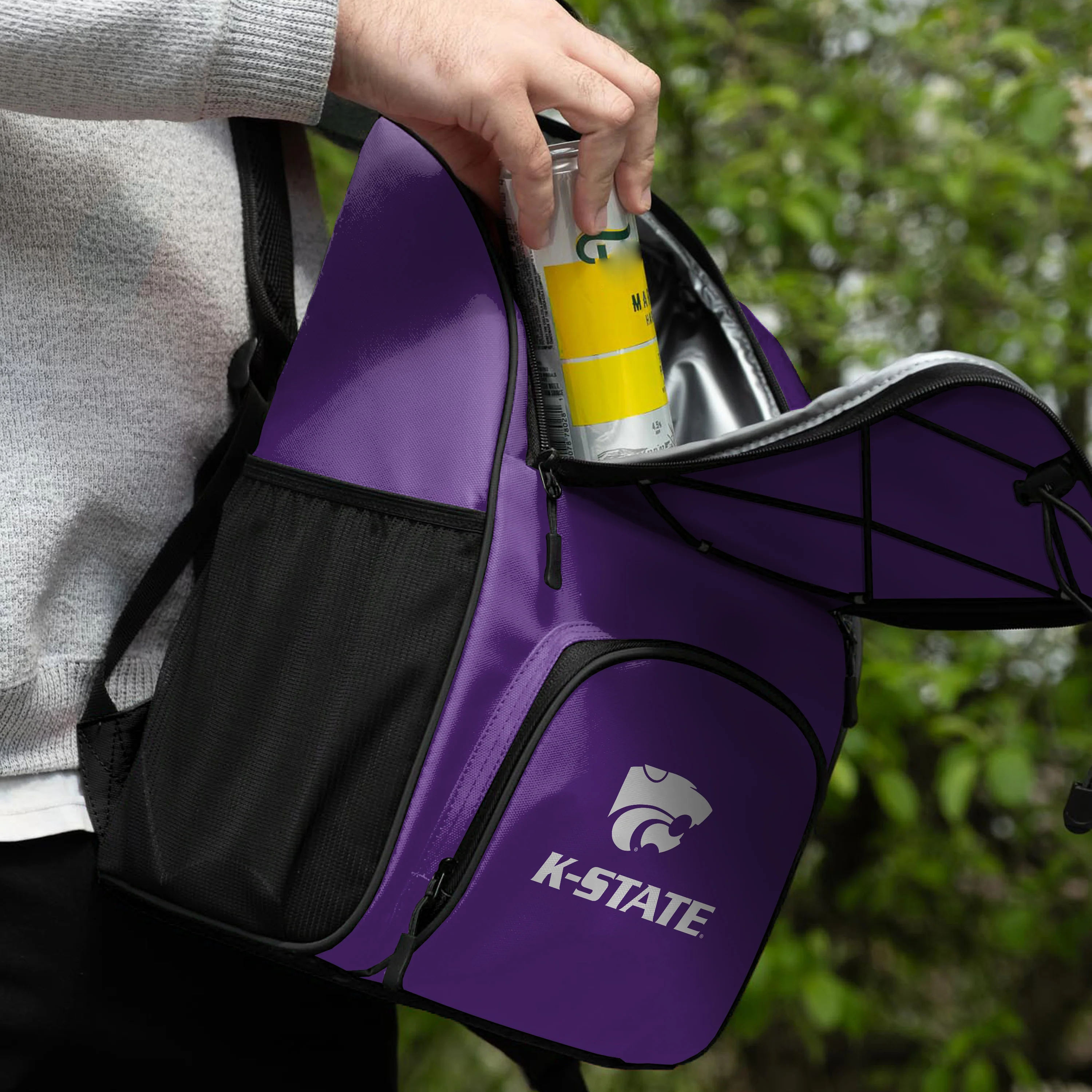 Kansas State 24 Can Flex Backpack Cooler - Image 3