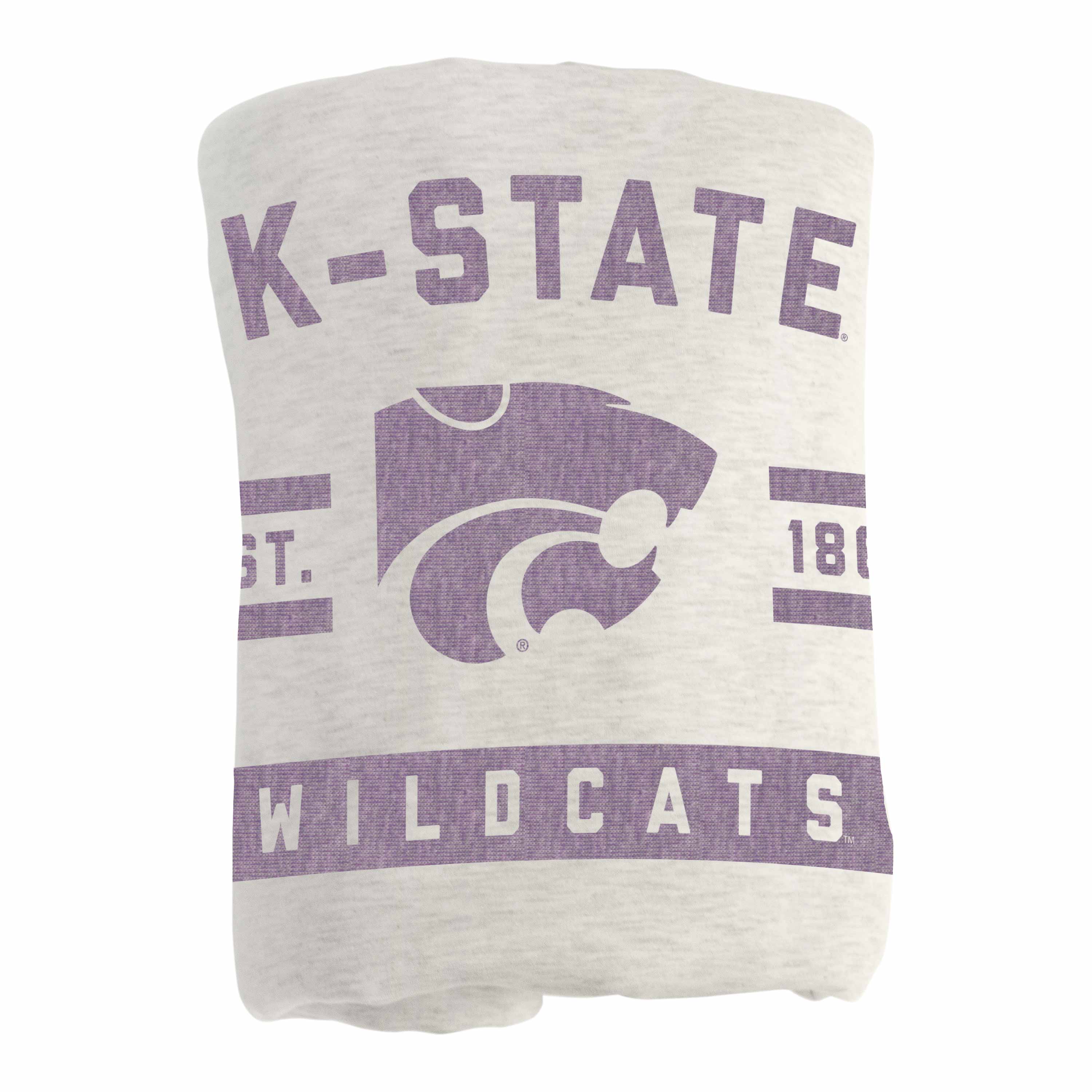 Kansas State Sublimated Sweatshirt Blanket - Image 4
