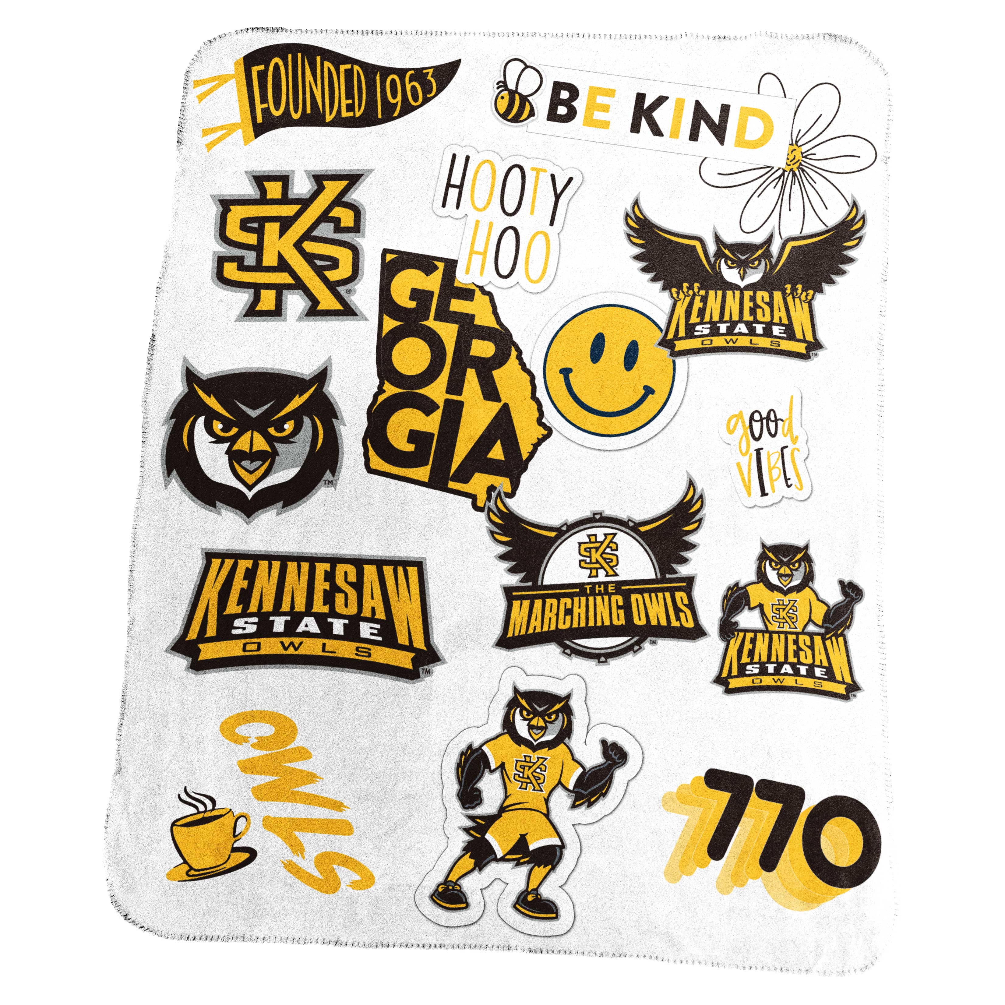 Kennesaw State Classic Native Fleece Throw