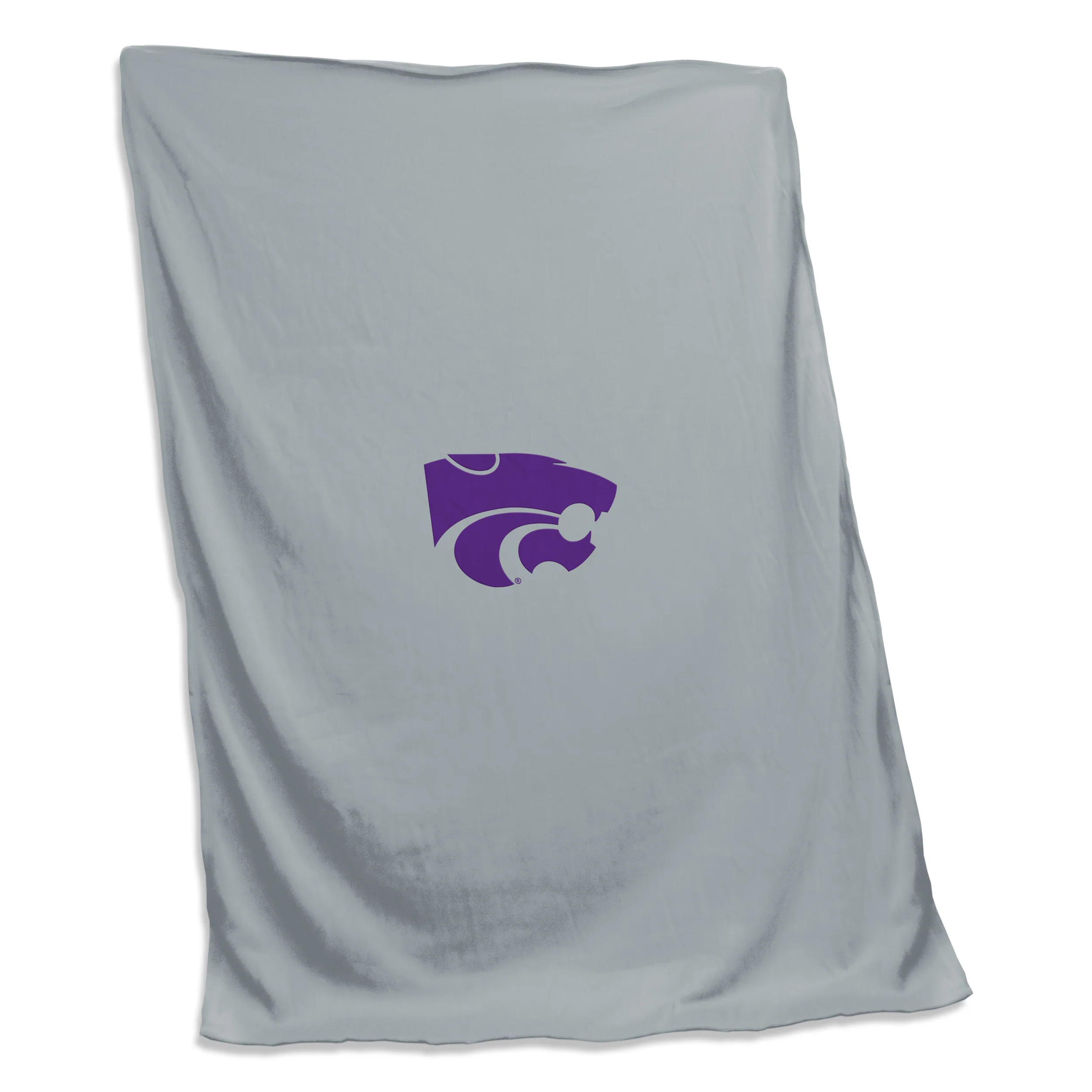 KS State Gray Sweatshirt Blanket (Screened)