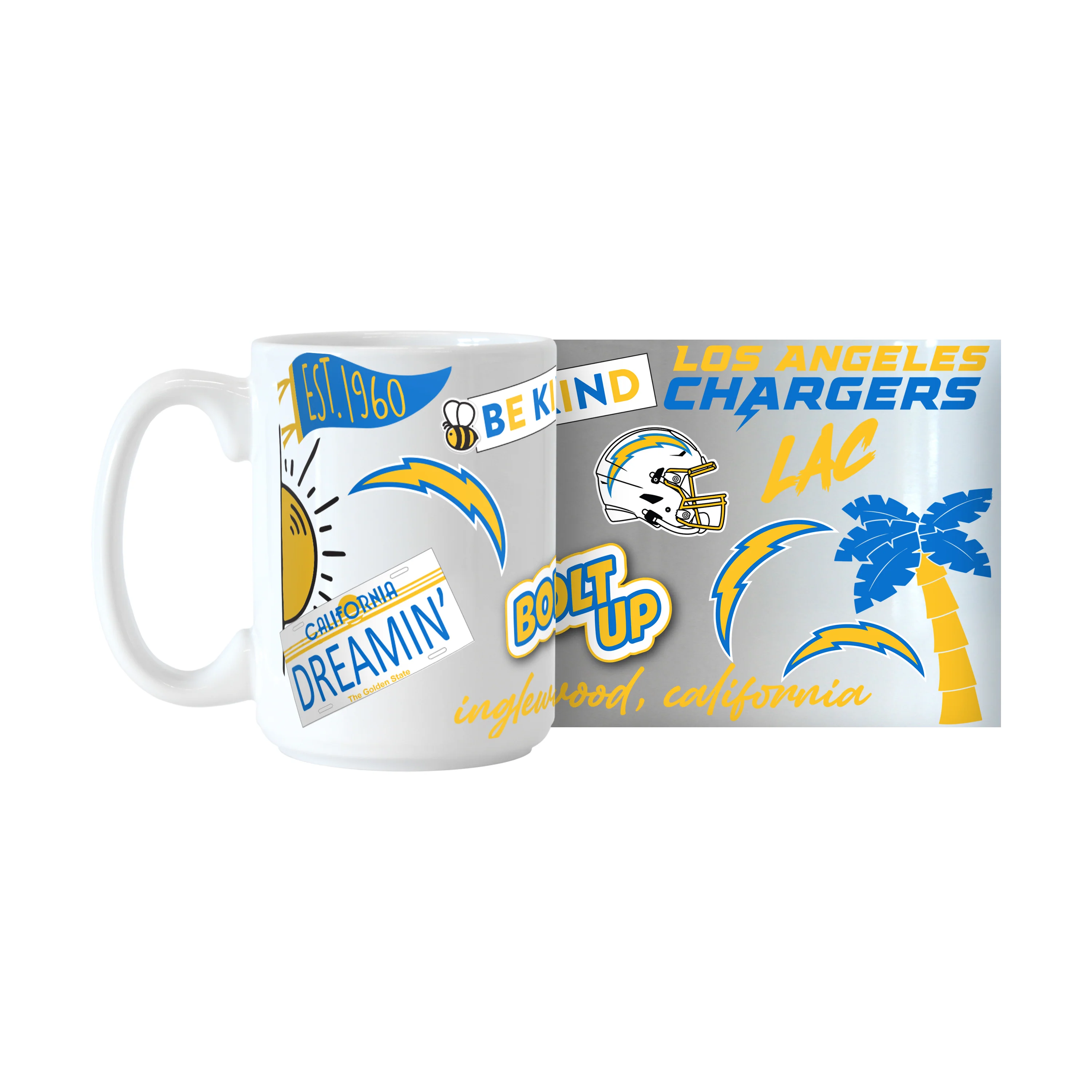 LA Chargers 15oz Native Sublimated Mug - Image 2