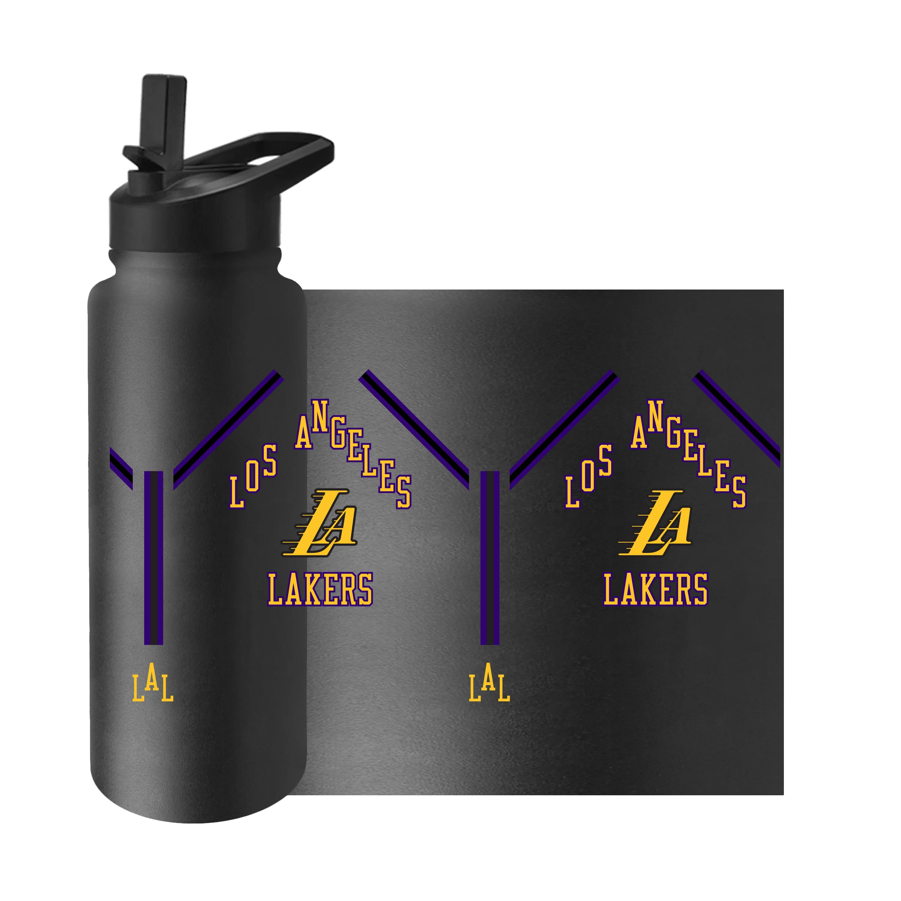 LA Lakers 34oz City Edition 2026 Quencher Bottle - Image 5