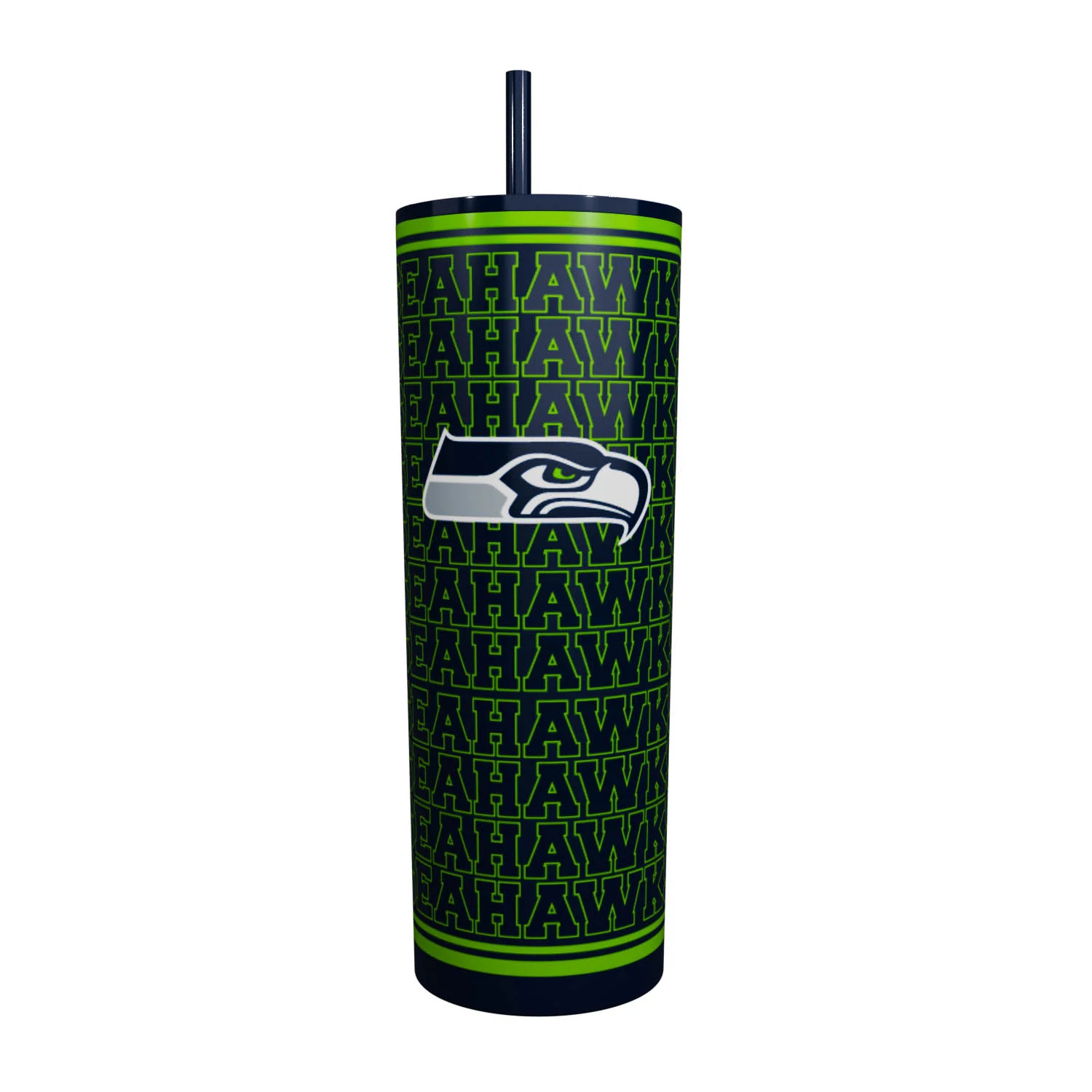 LA Rams 30oz Echo SS Straw Tumbler