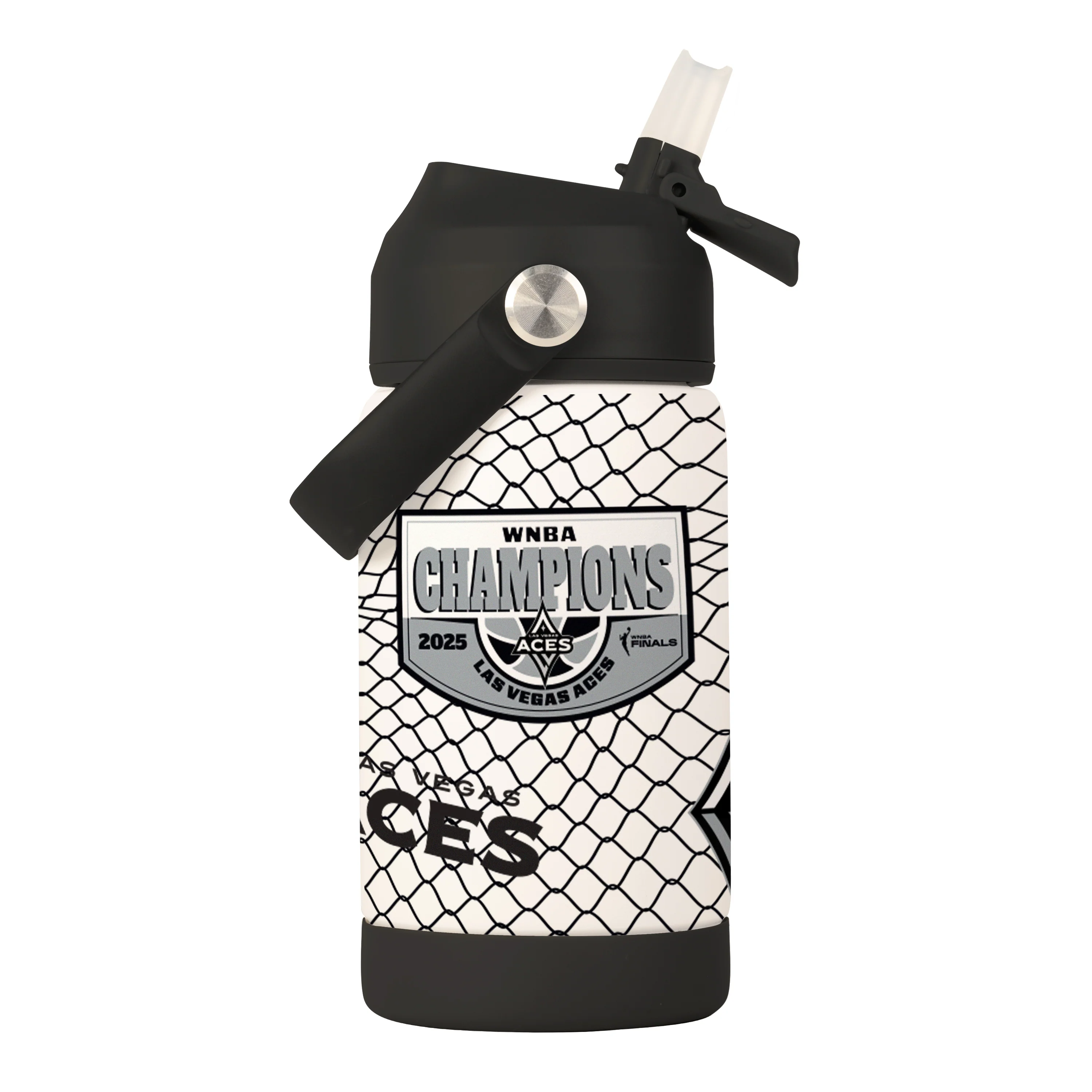 Las Vegas Aces 2025 WNBA Champions 12oz Kids Bottle - Image 2