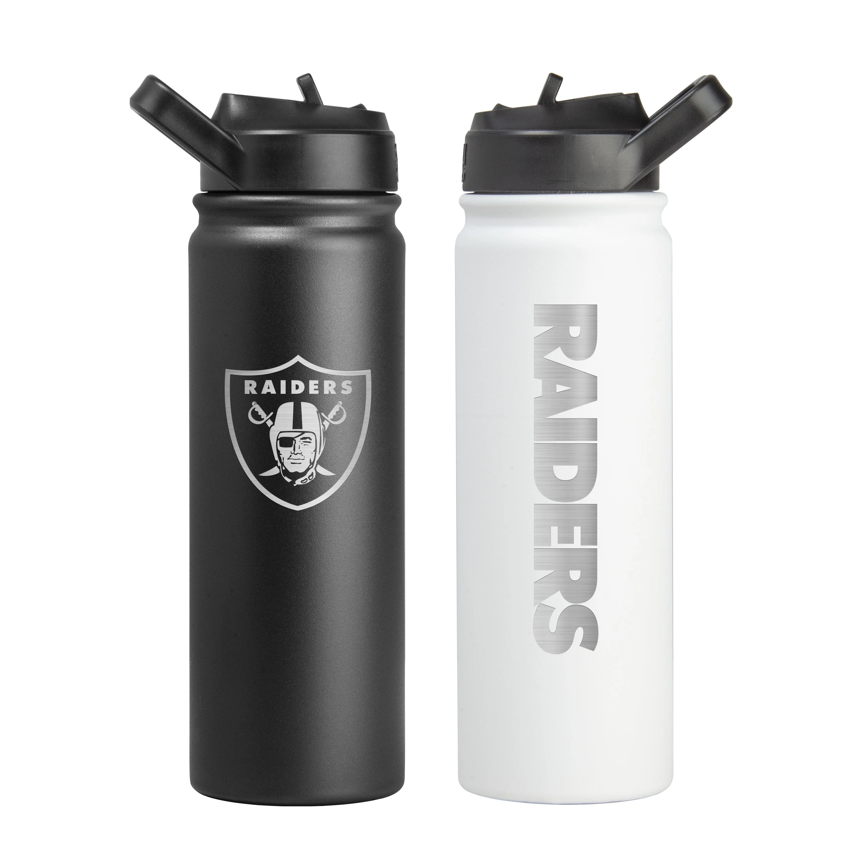 Las Vegas Raiders 24oz SS Water Bottle 2 Pack