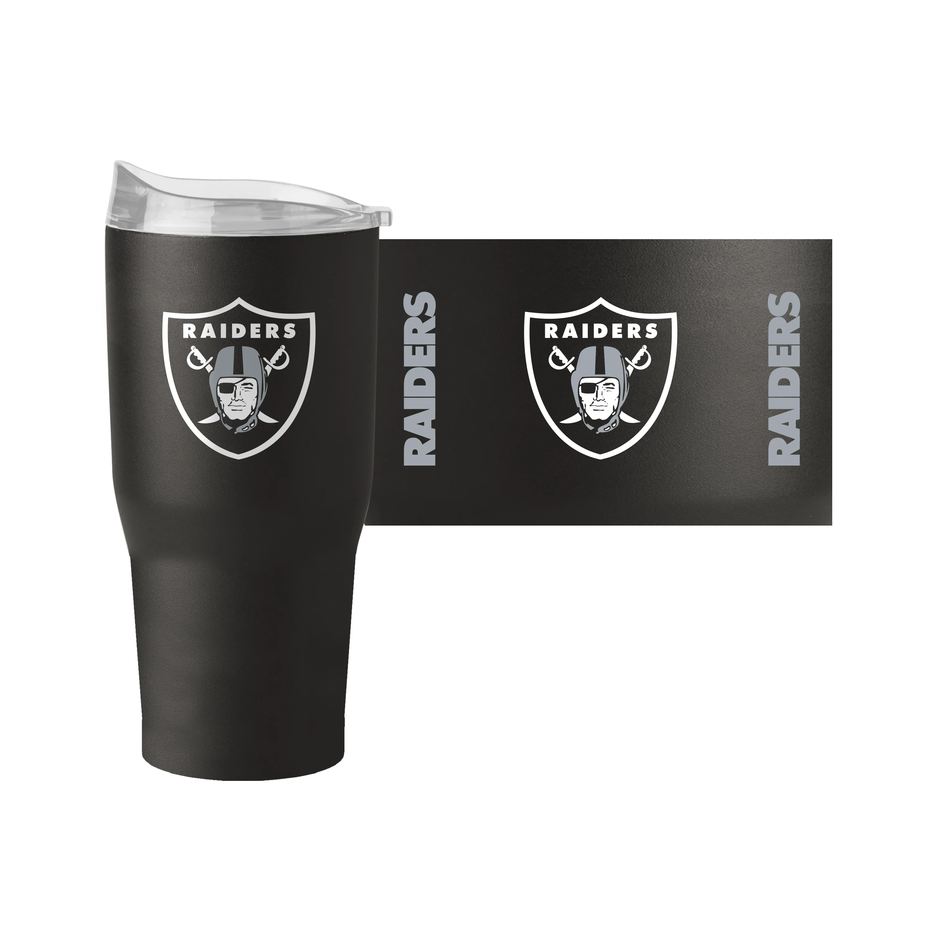 Las Vegas Raiders 30oz Gameday Powder Coat Tumbler - Image 2