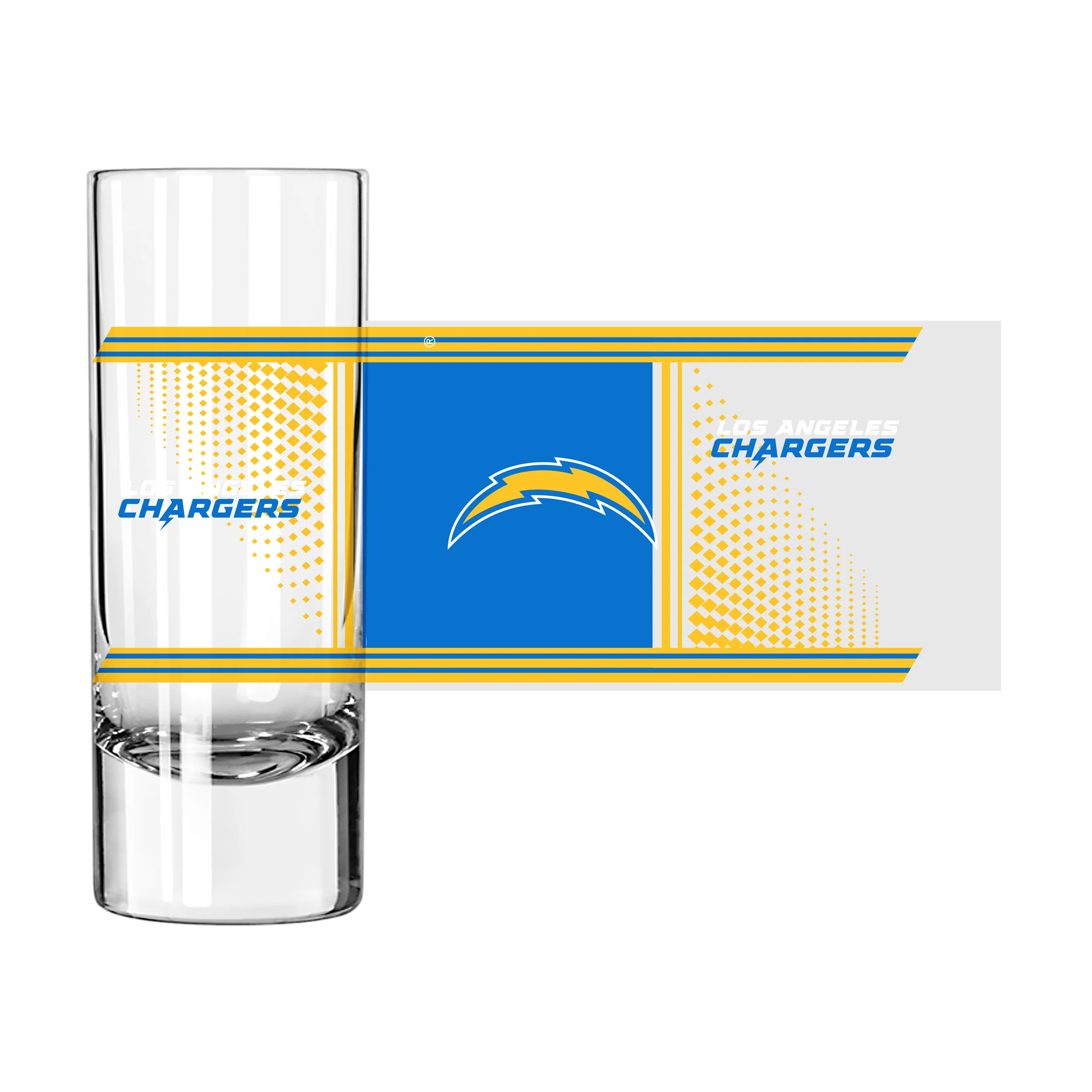Los Angeles Chargers 2.5oz Hero Shooter Glass - Image 2