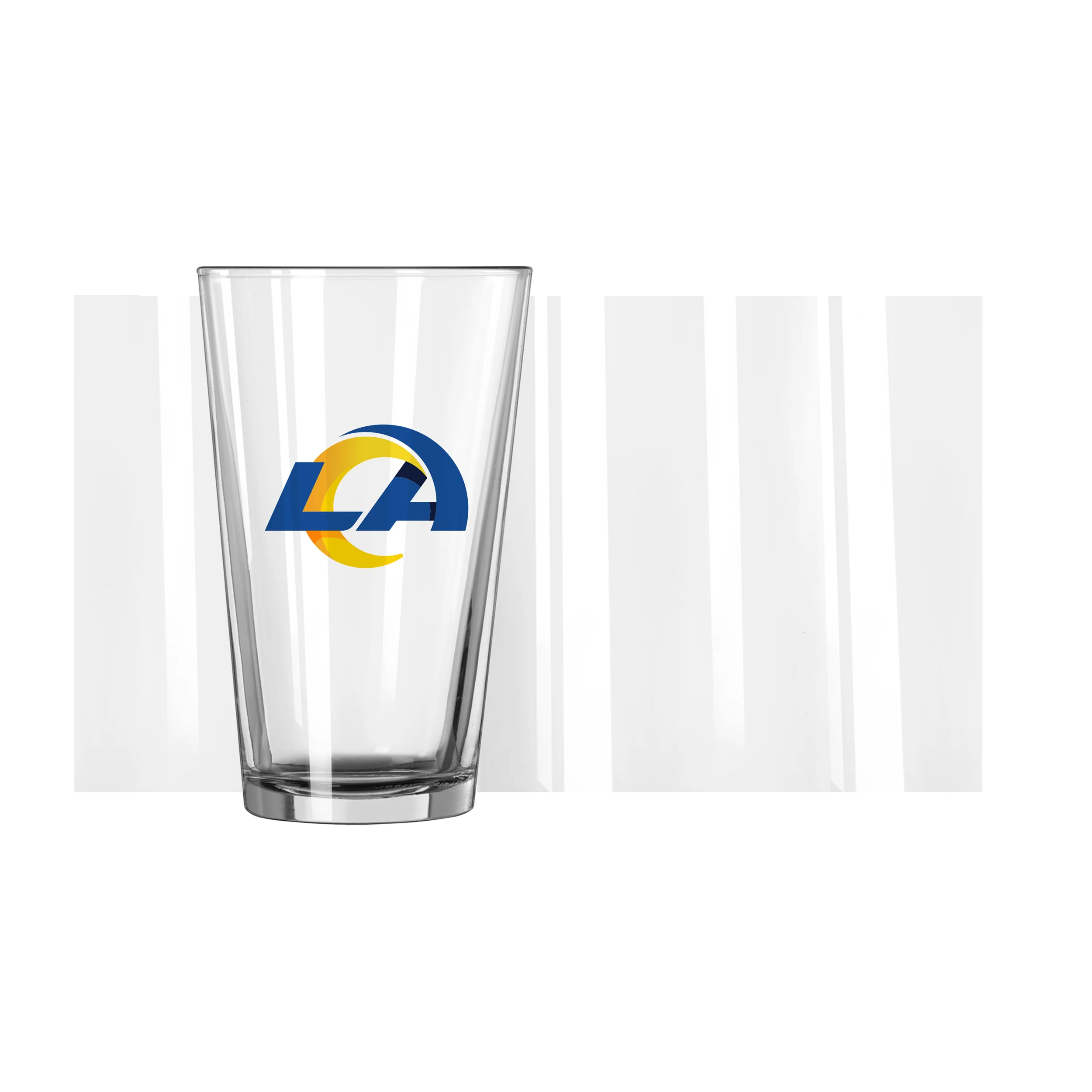 Los Angeles Rams 16oz Logo Pint Glass - Image 2