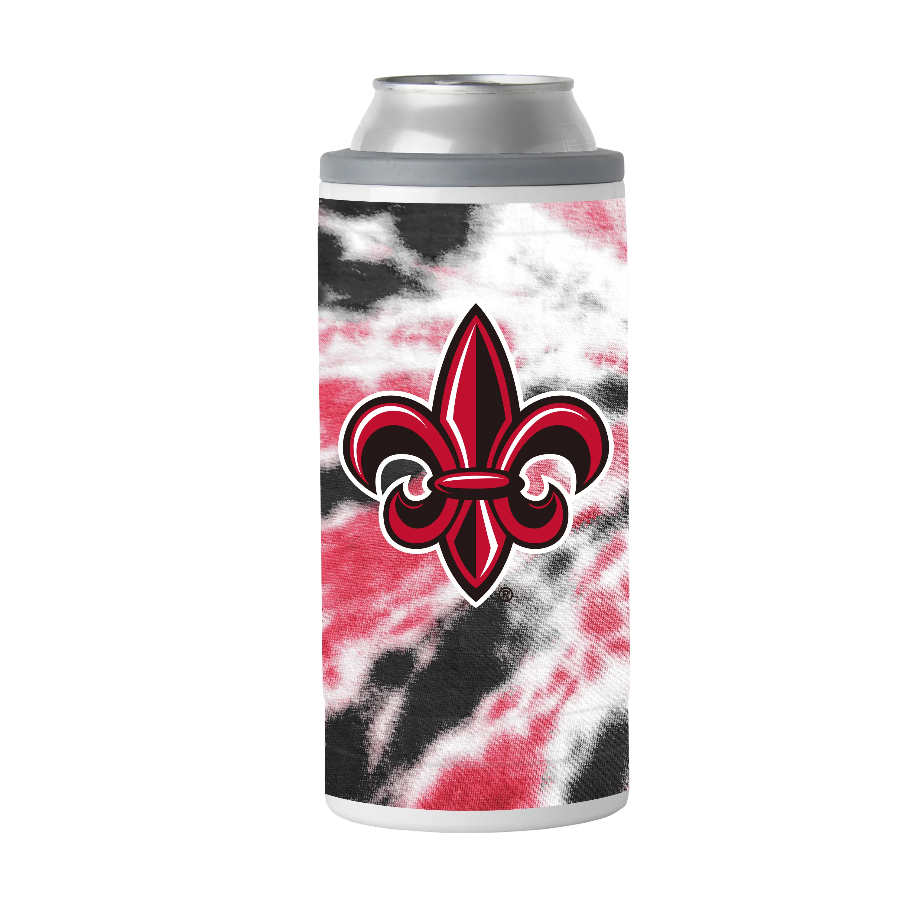 Louisiana Lafayette 12oz Tie Dye Slim Can Coolie - Image 2