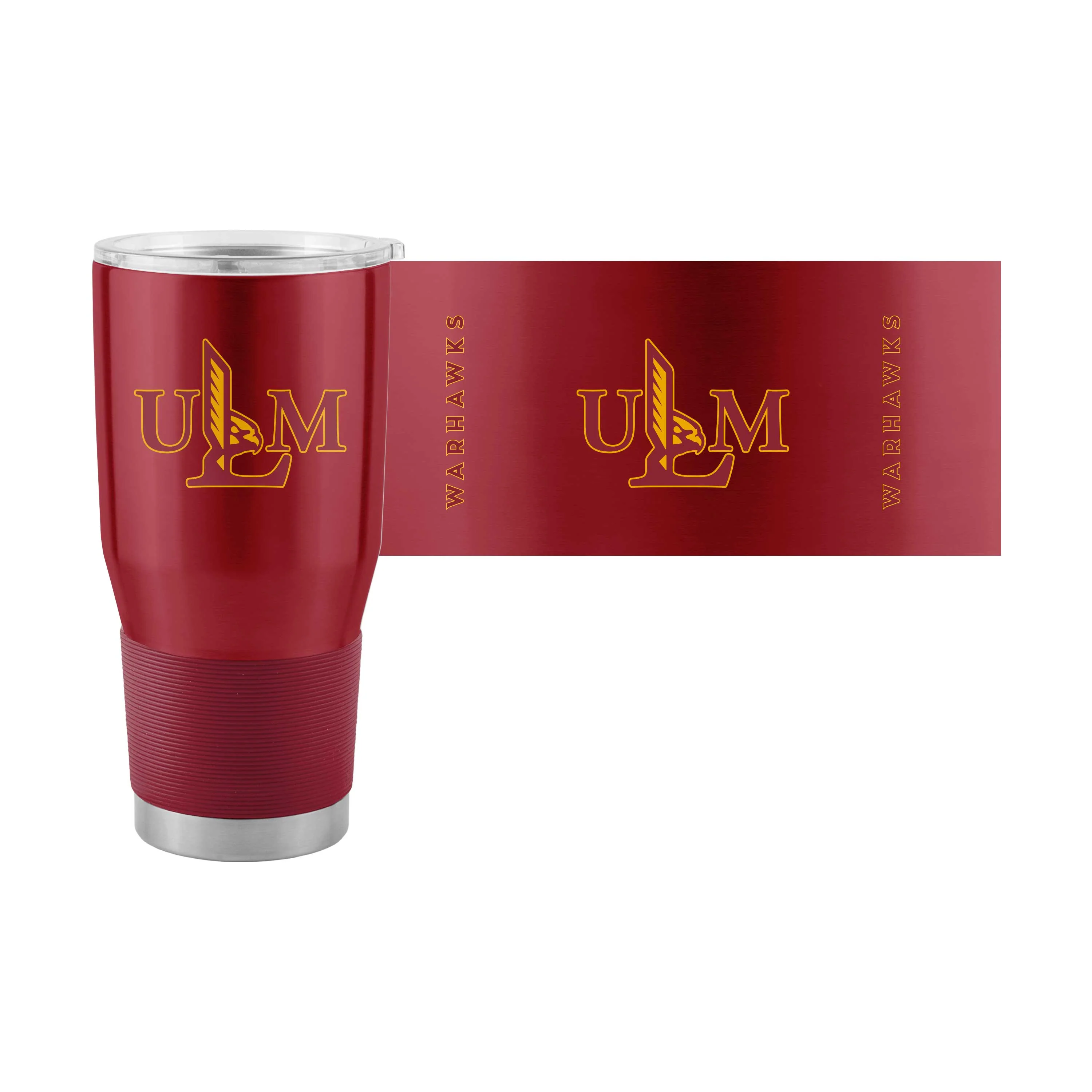 Louisiana Monroe 30oz Gameday Stainless Steel Tumbler - Image 2