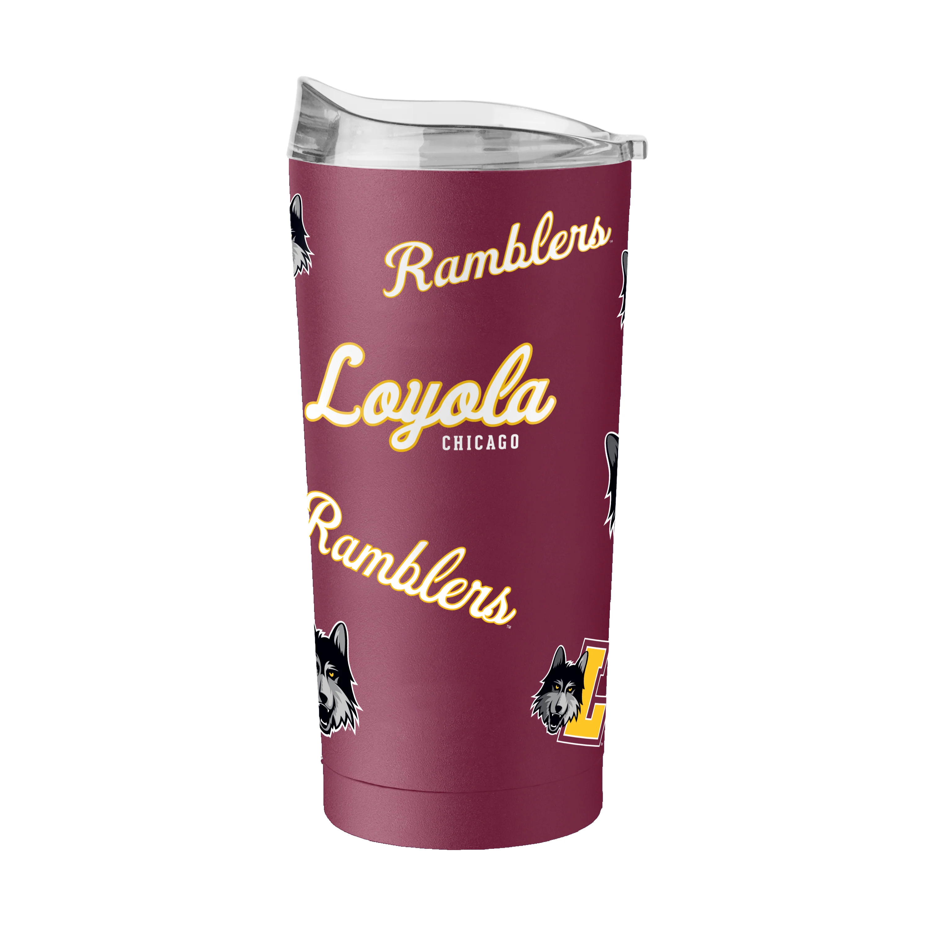 Loyola Lakeshore 20oz Dreamweave Powder Coat Tumbler