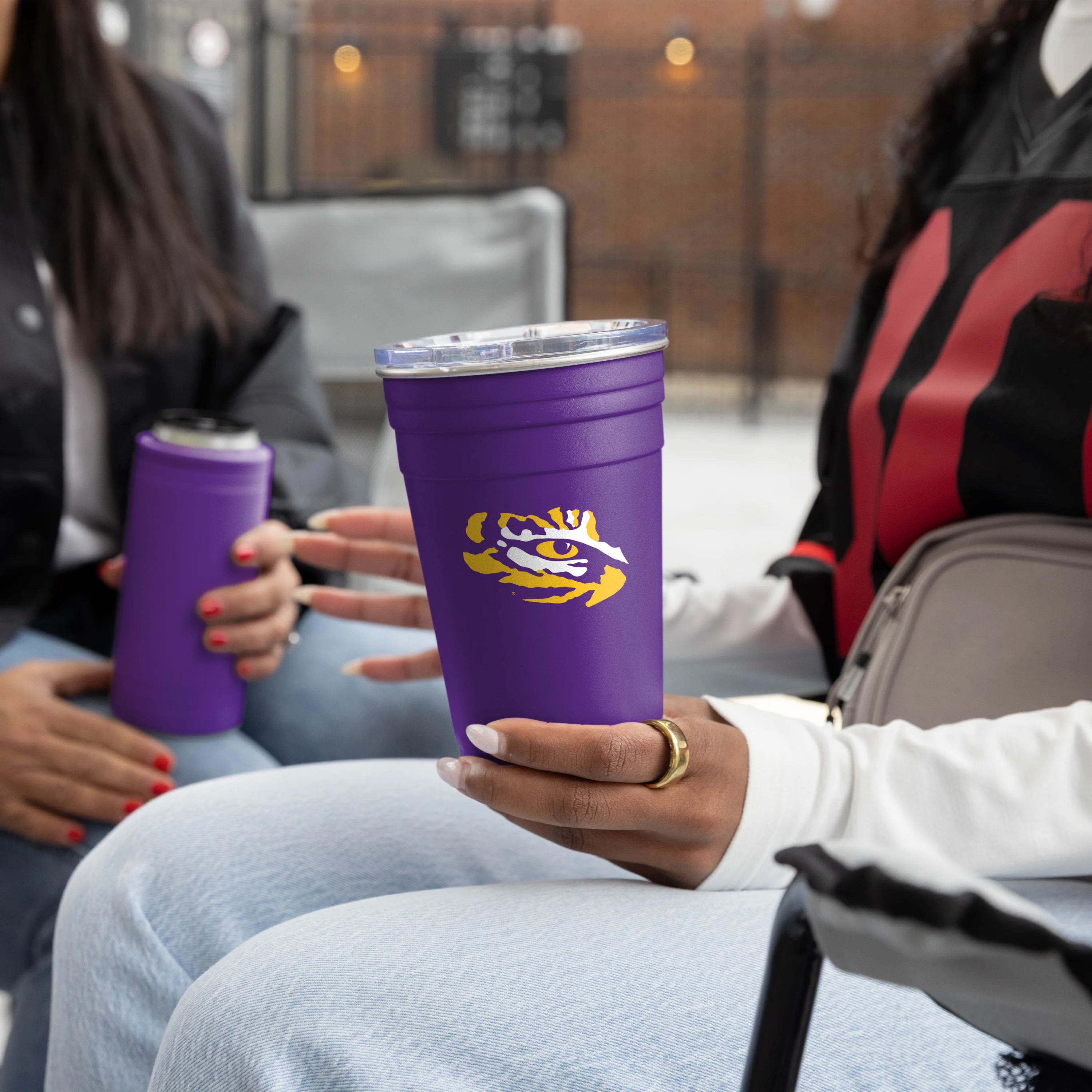 LSU 22oz Flipside Stainless Cup - Image 4