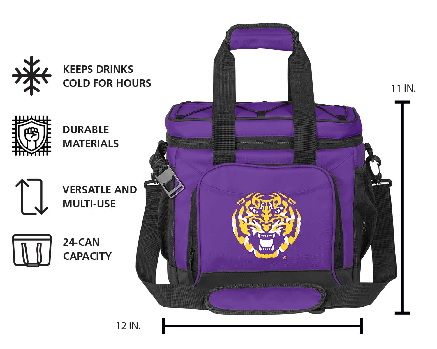 LSU 24 Flex Can Cooler - Image 4
