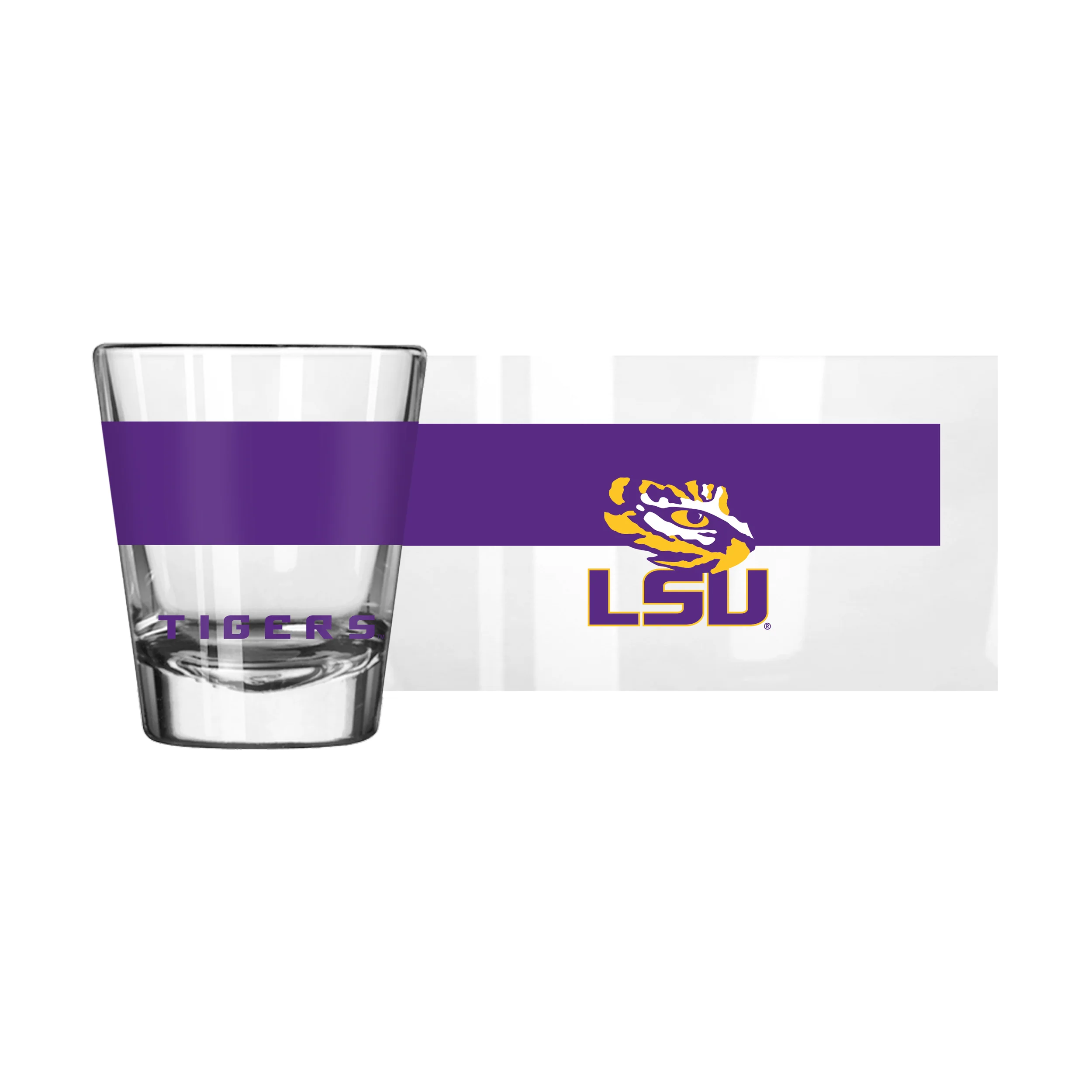 LSU 2oz Colorblock Shot Glass - Image 2