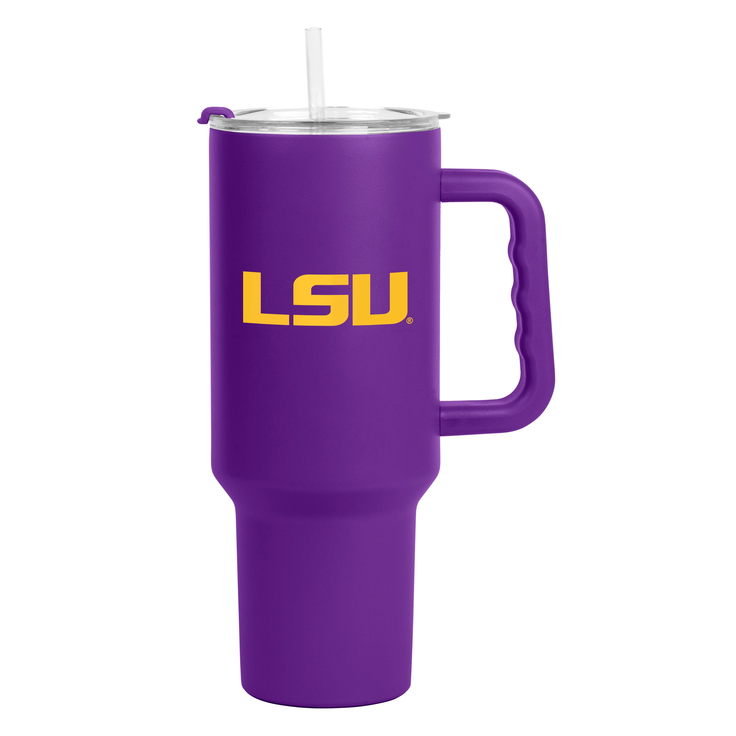 LSU 40oz Flipside Powder Coat Tumbler - Image 2