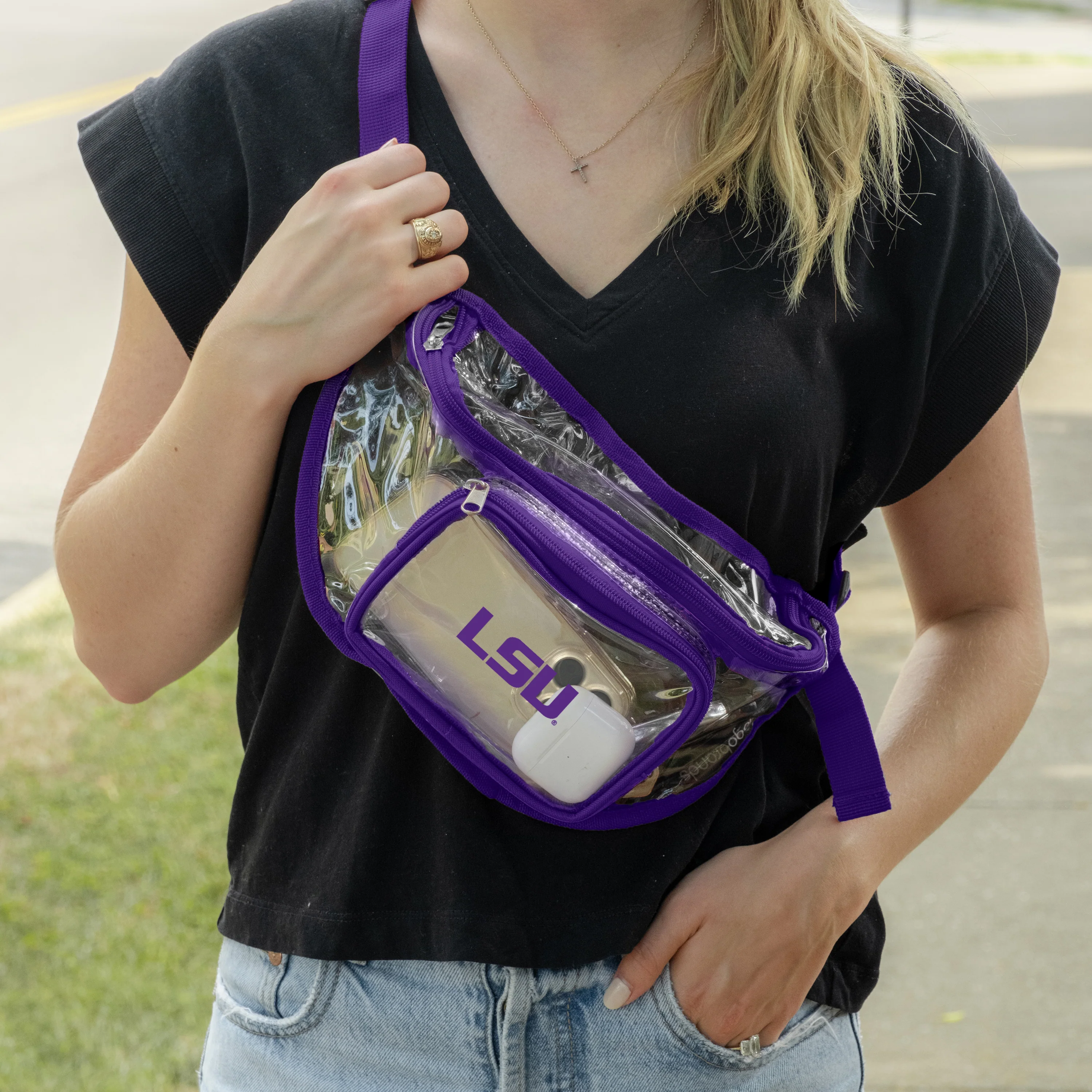 LSU Clear Fanny Pack - Image 2