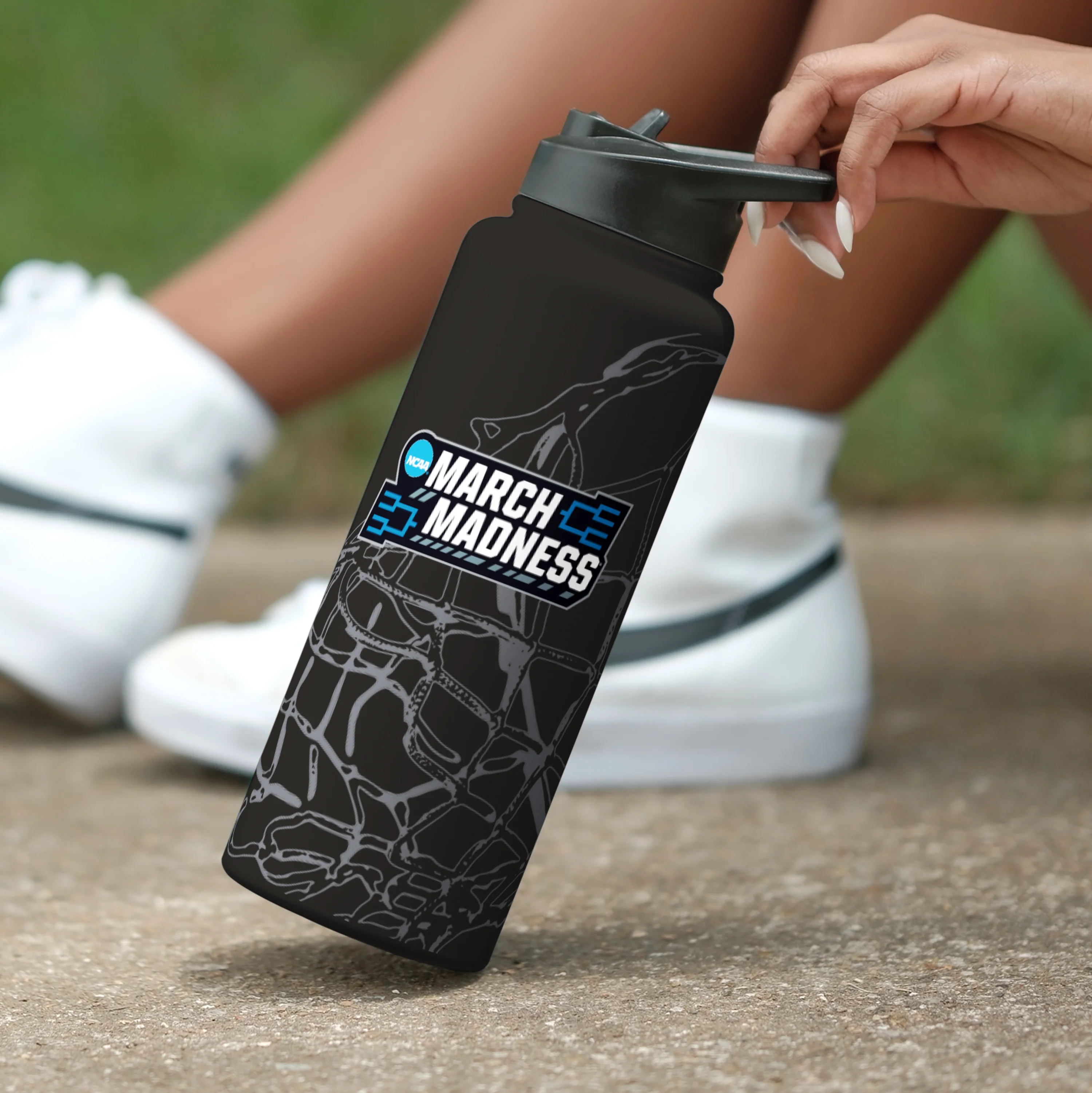 March Madness 34oz Full Wrap Quencher Bottle - Image 2