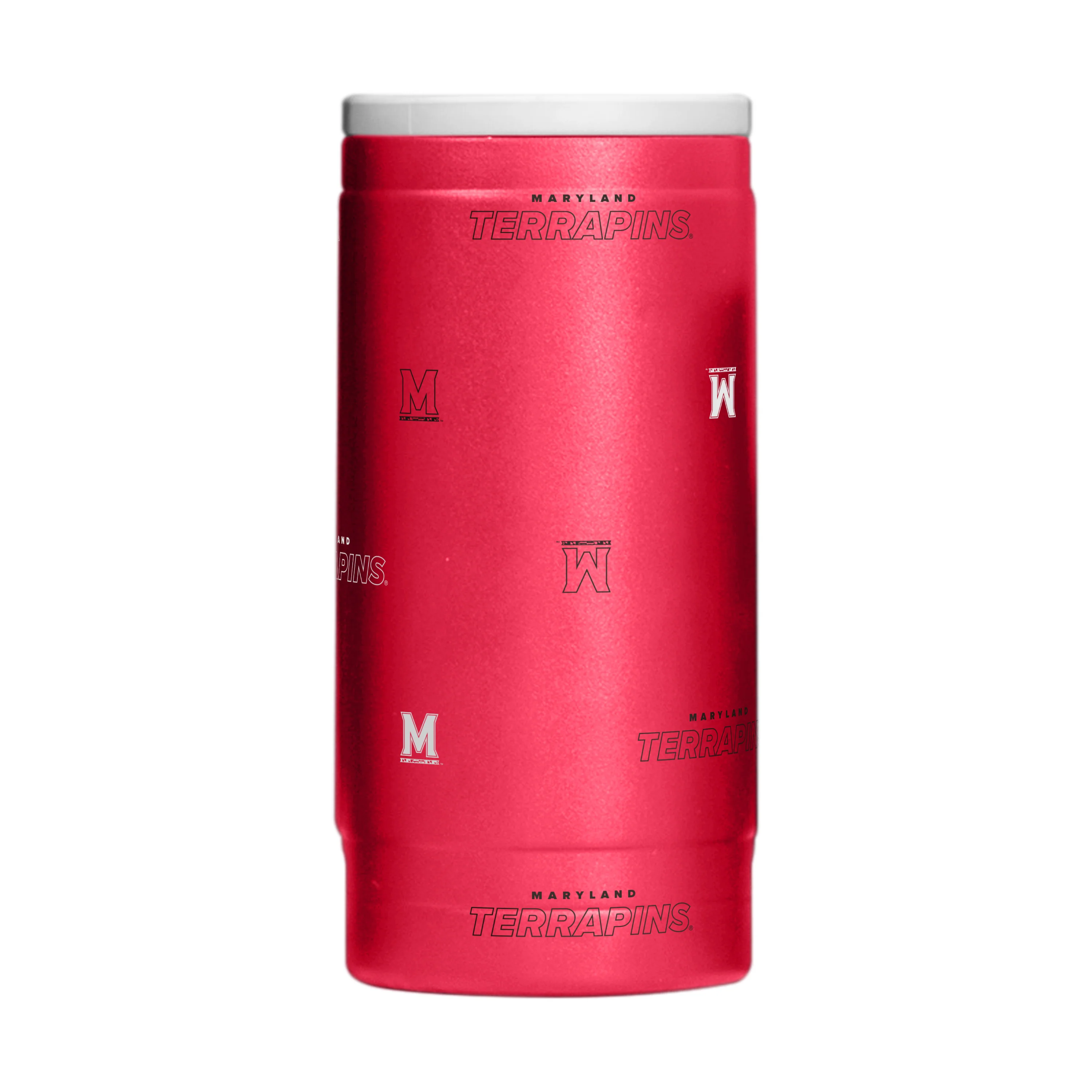Maryland 12oz Step And Repeat Powdercoat SlimCan Coolie - Image 2