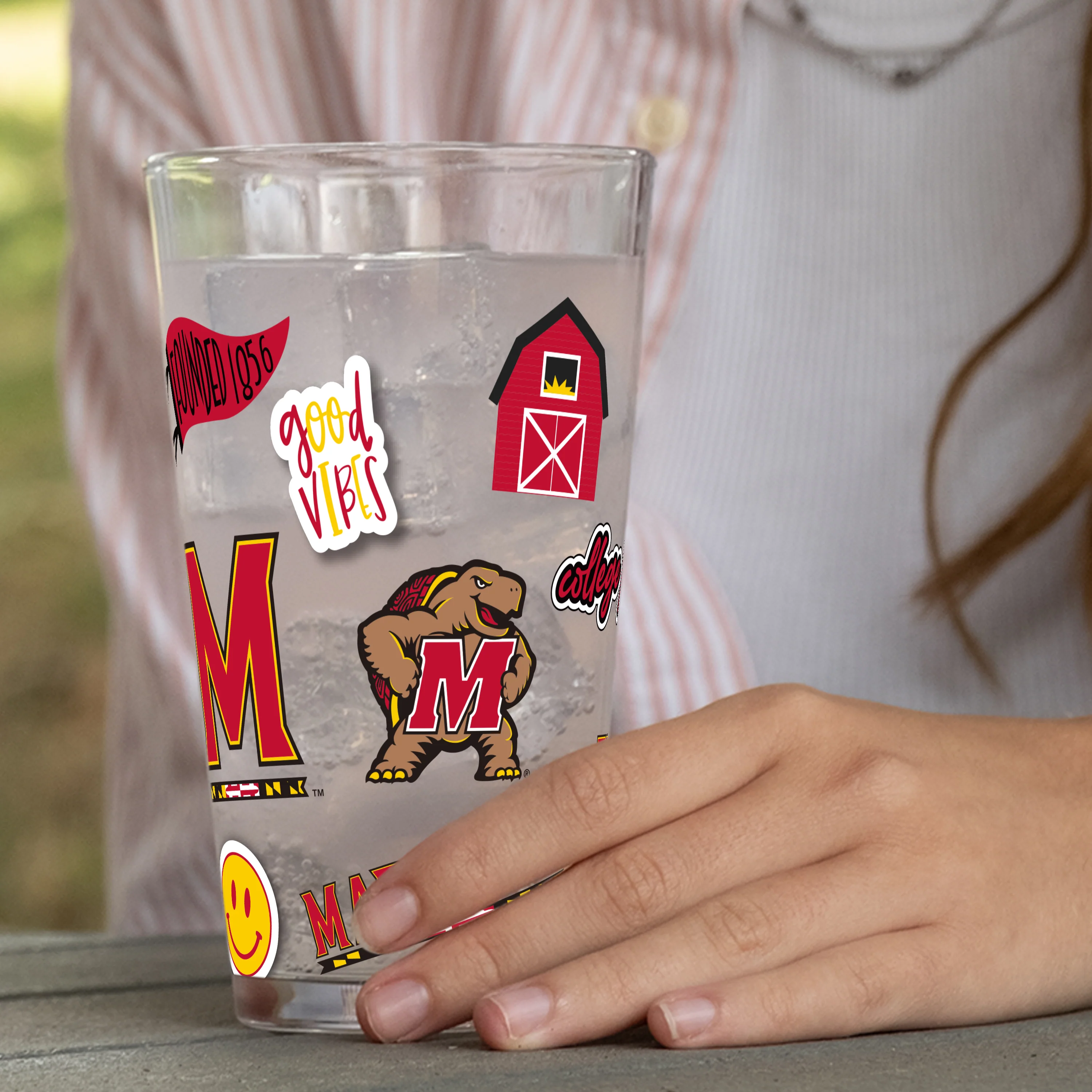 Maryland 16oz Native Pint Glass - Image 5