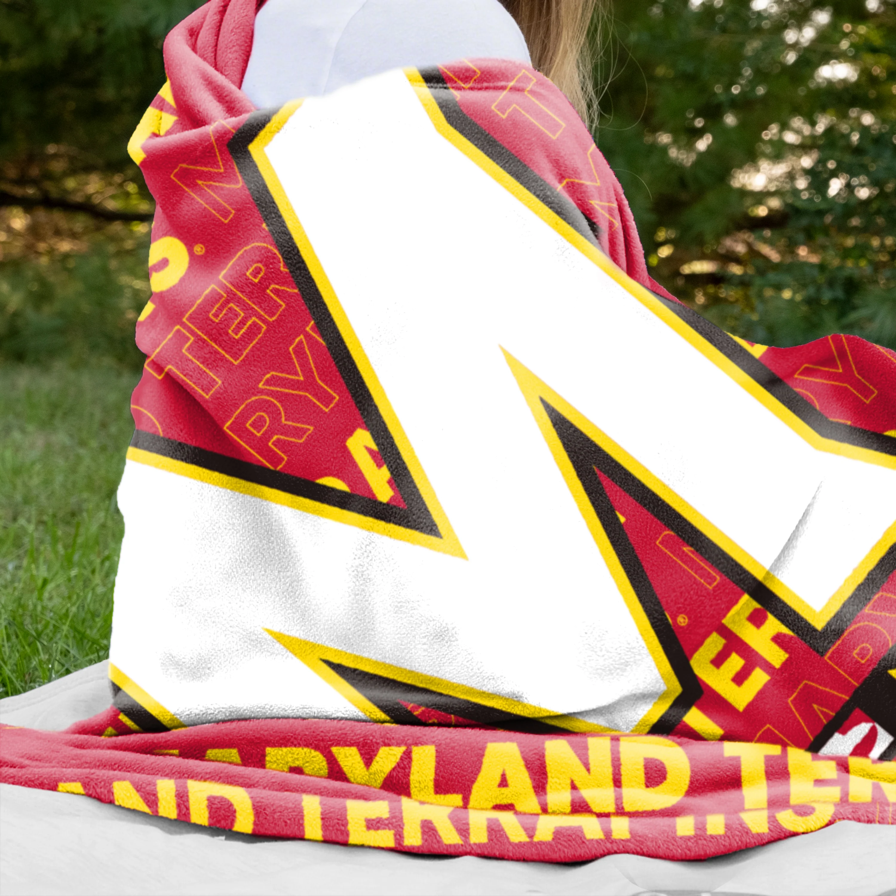 Maryland Classic Fleece Throw - Image 2
