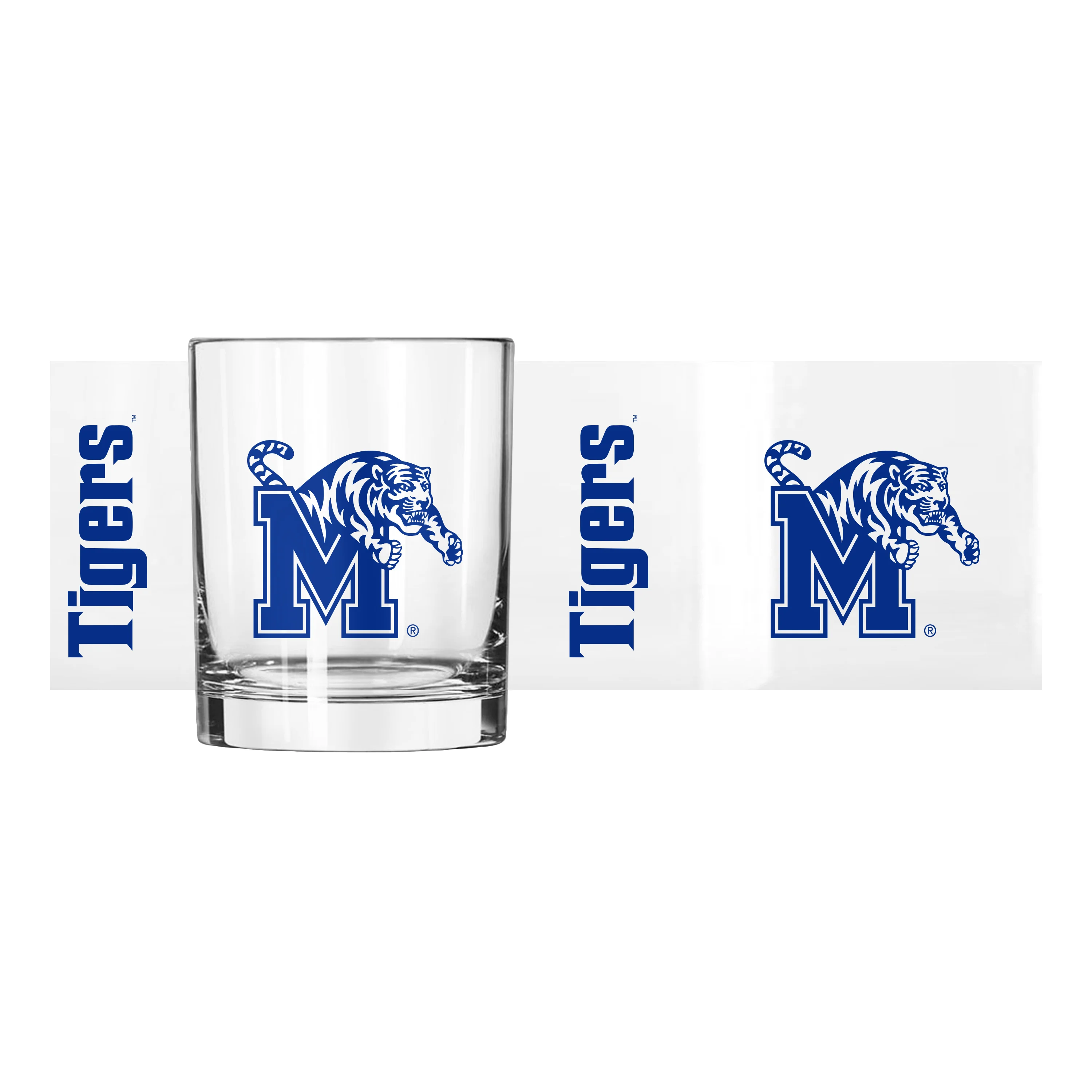 Memphis 14oz Gameday Rocks Glass - Image 2