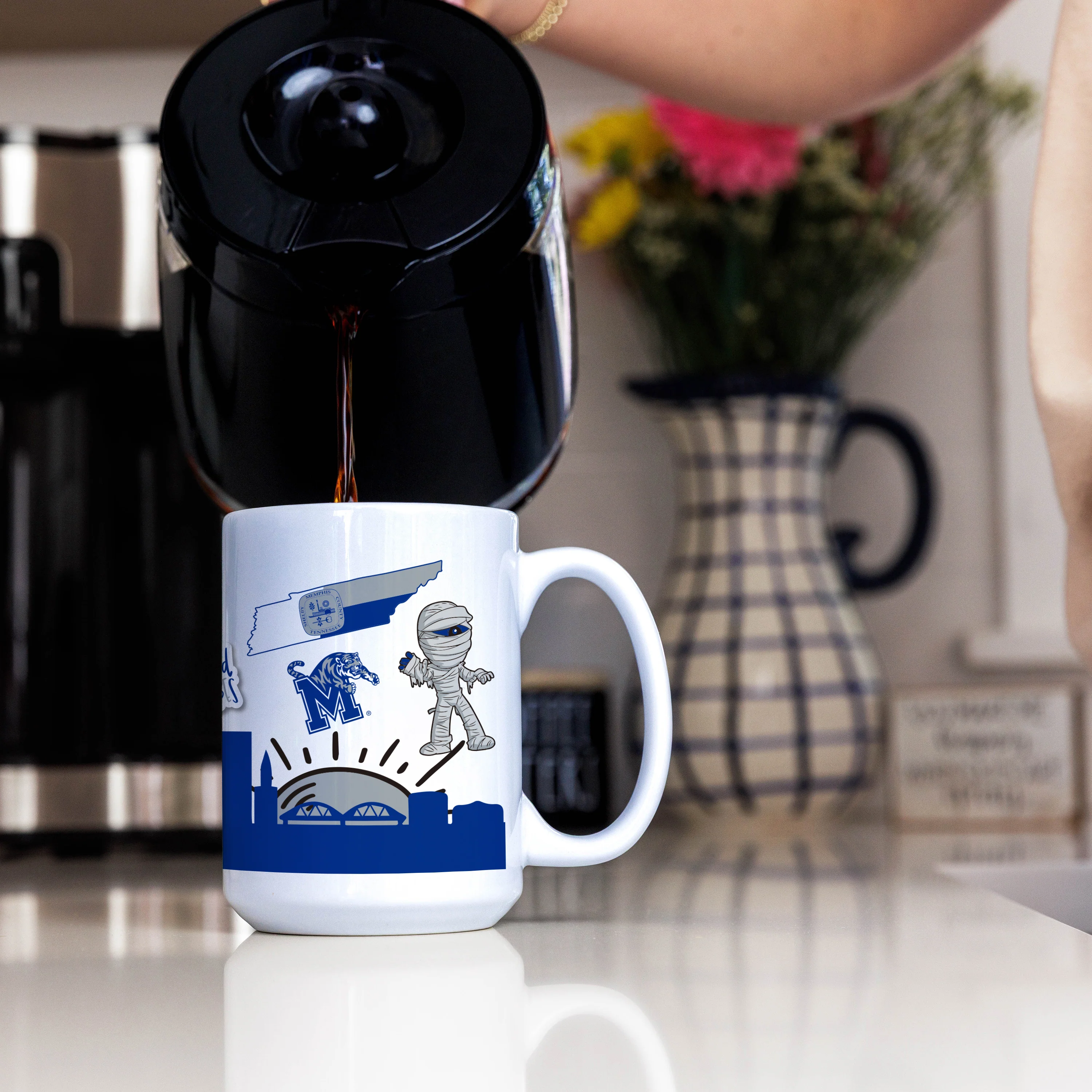 Memphis 15oz Native Sublimated Mug - Image 2