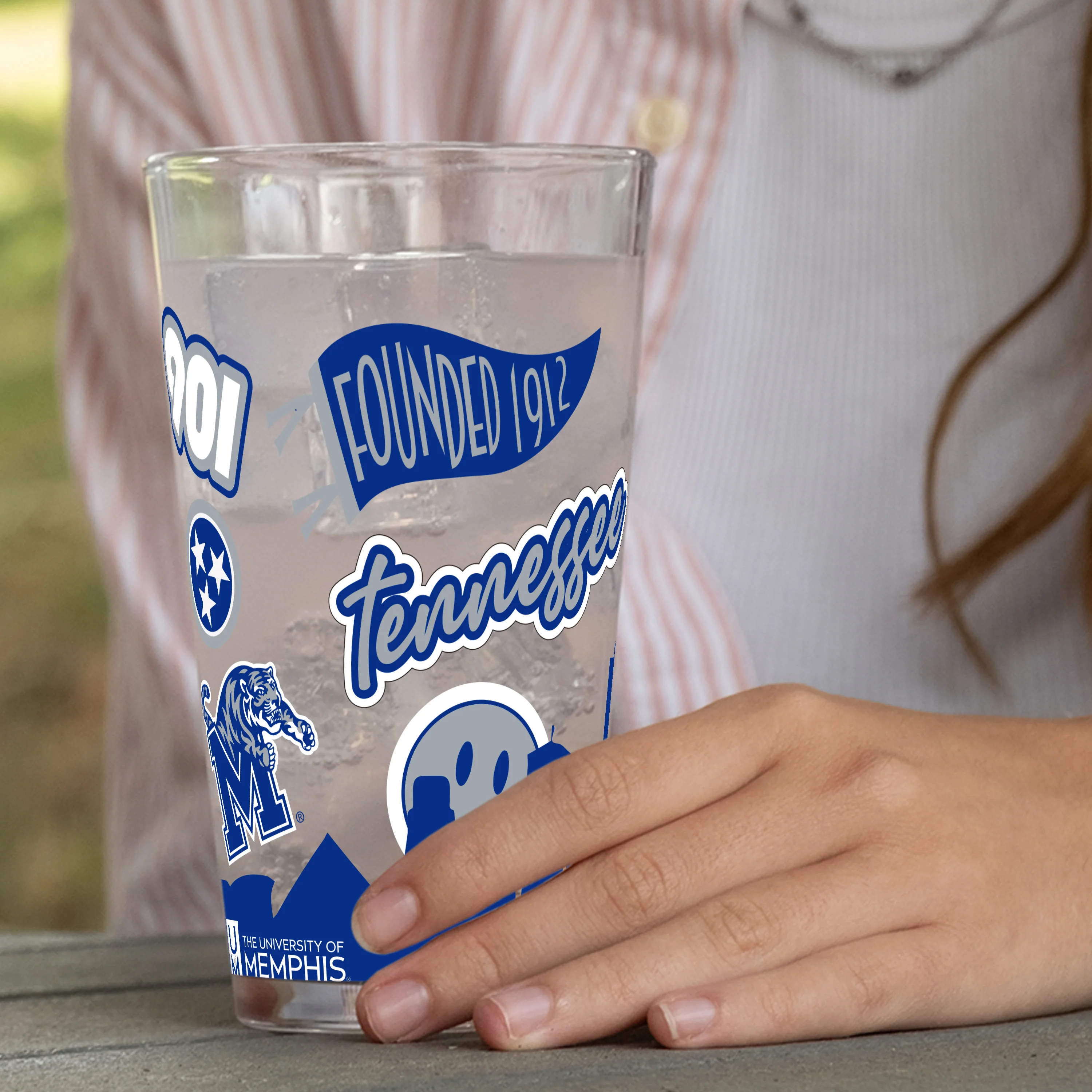 Memphis 16oz Native Pint Glass - Image 6