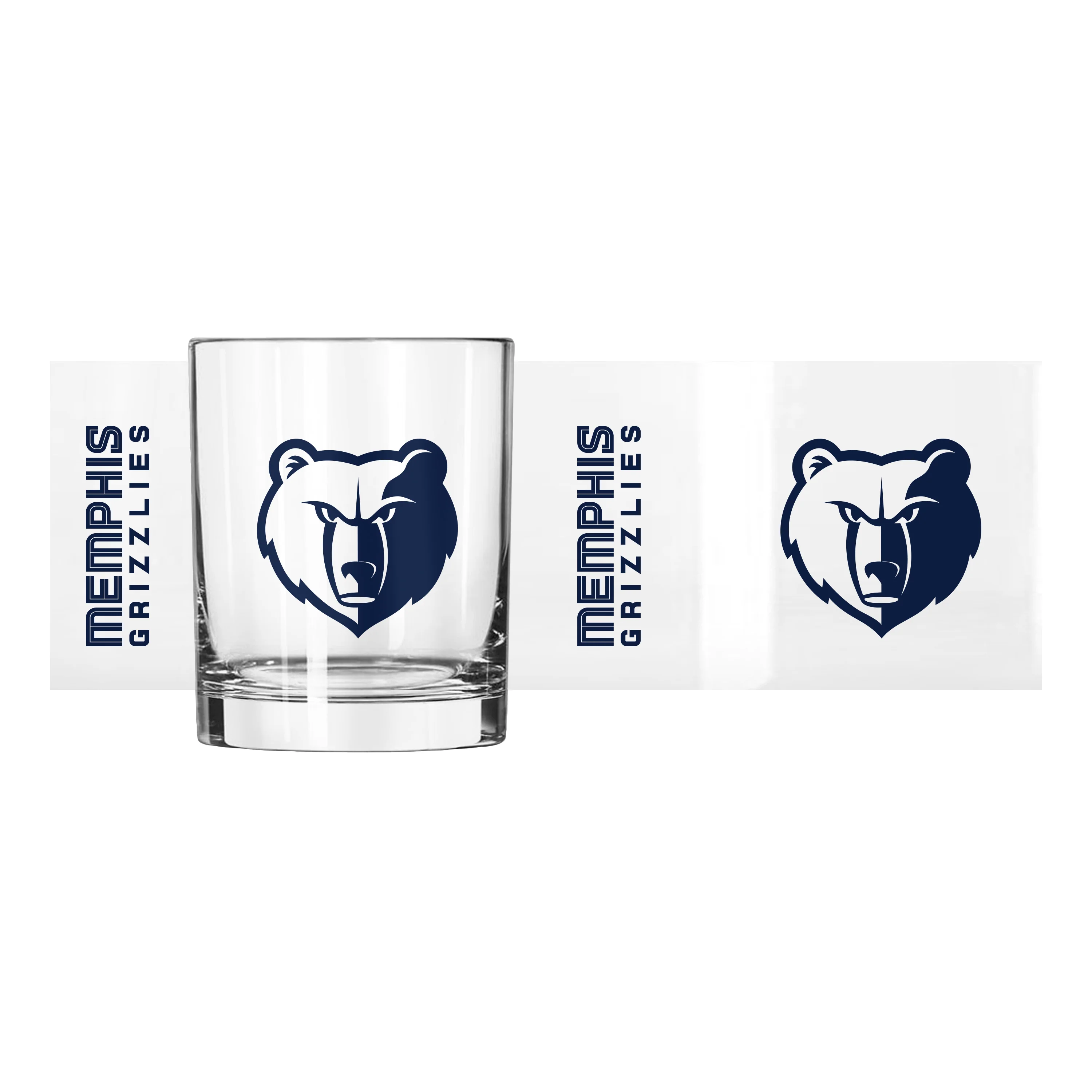 Memphis Grizzlies 14oz Gameday Rocks Glass - Image 2