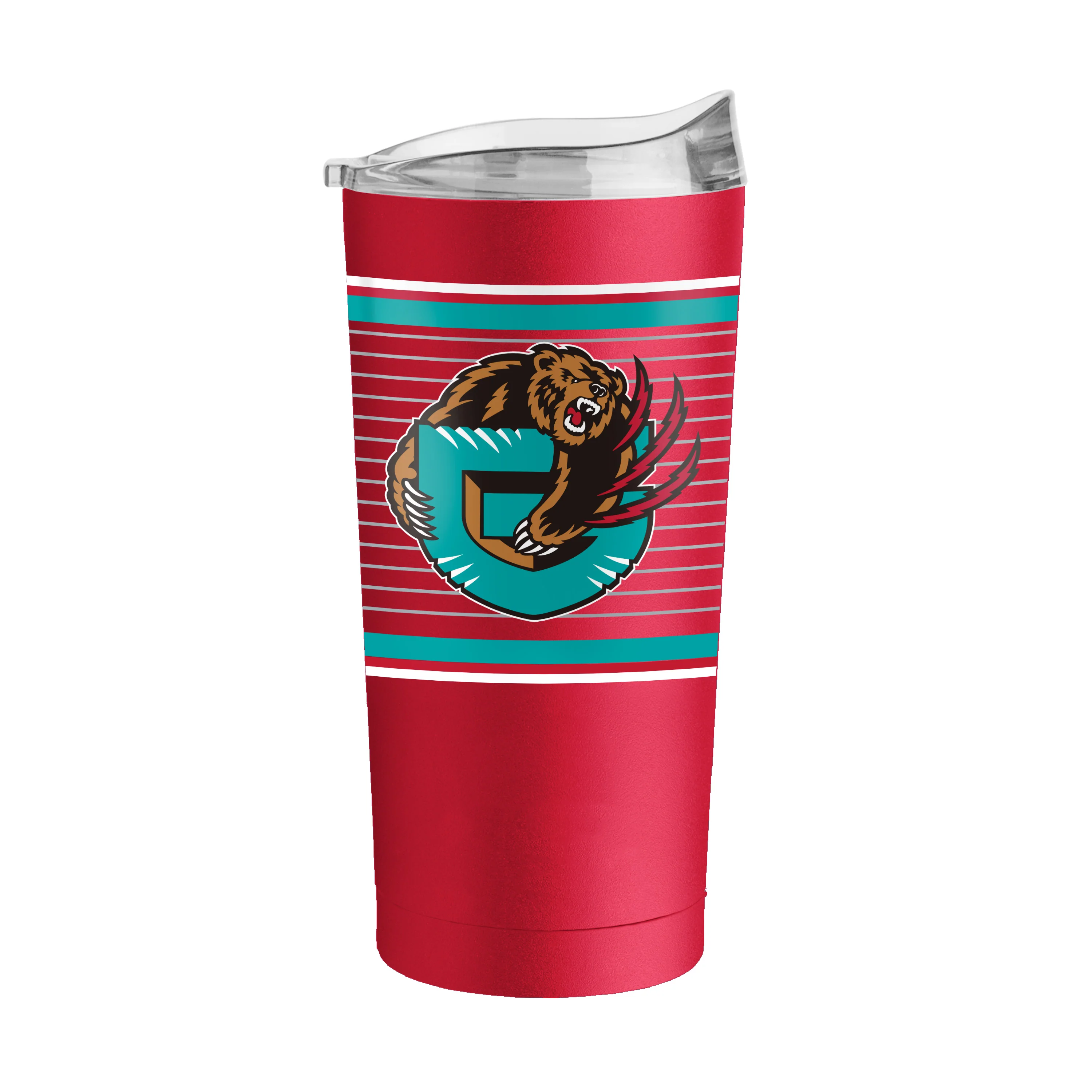 Memphis Grizzlies 20oz Retro Stripe Powder Coat Tumbler - Image 2
