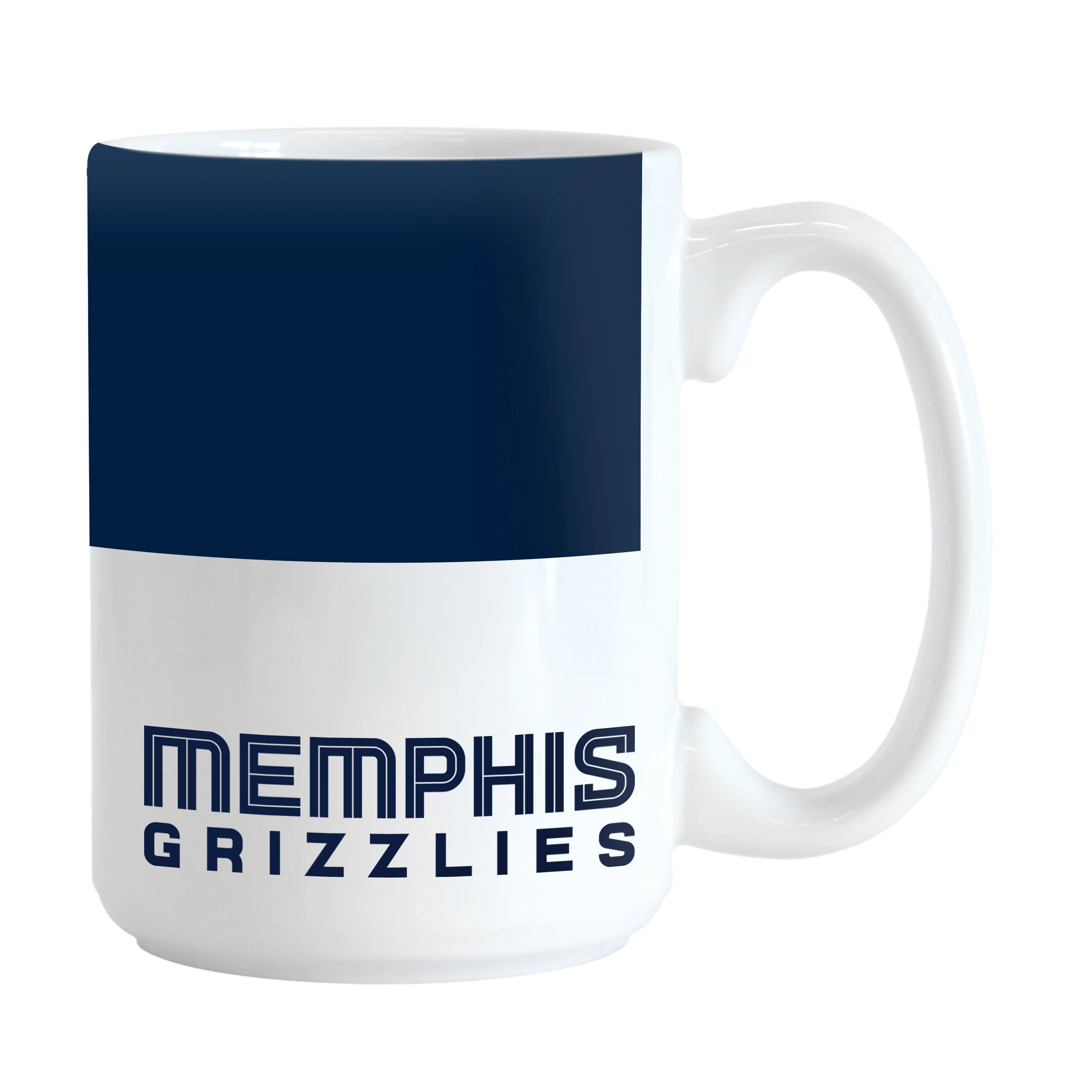 Memphis Grizzlies Color Block 15 oz Sublimated Mug - Image 2