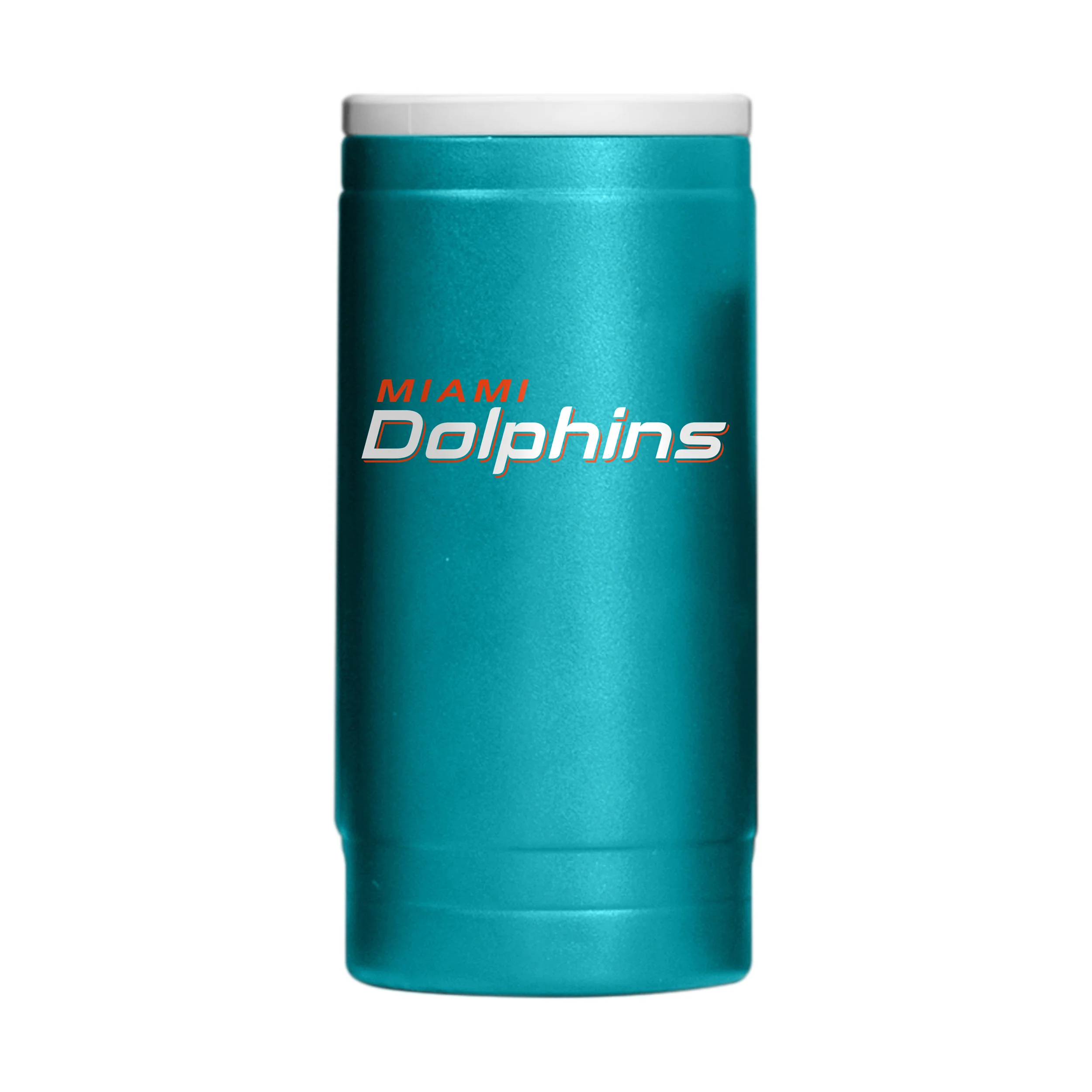Miami Dolphins Flipside Powder Coat Slim Can Coolie - Image 2