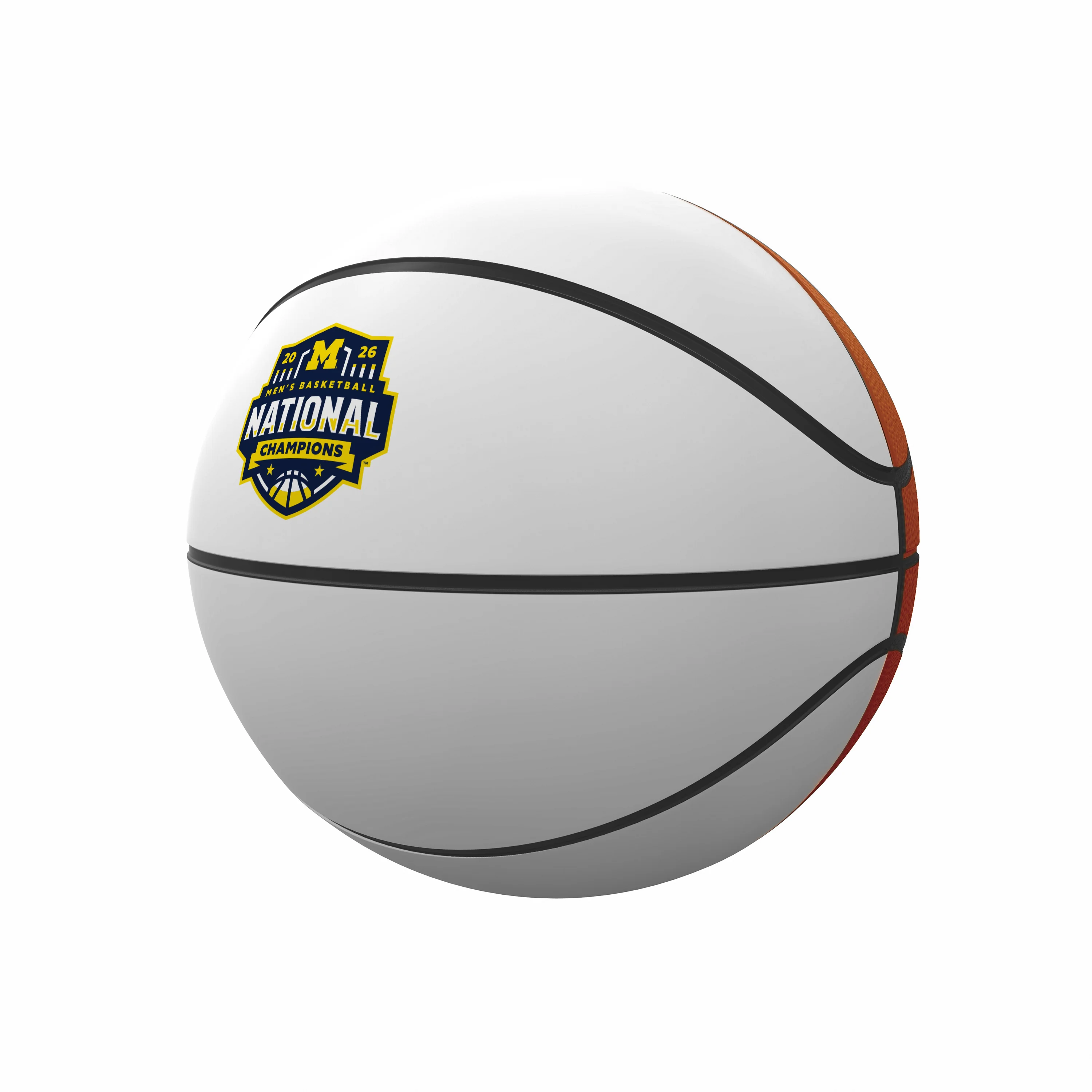 Michigan 2026 Mens Basketball Champions Mini Autograph Basketball