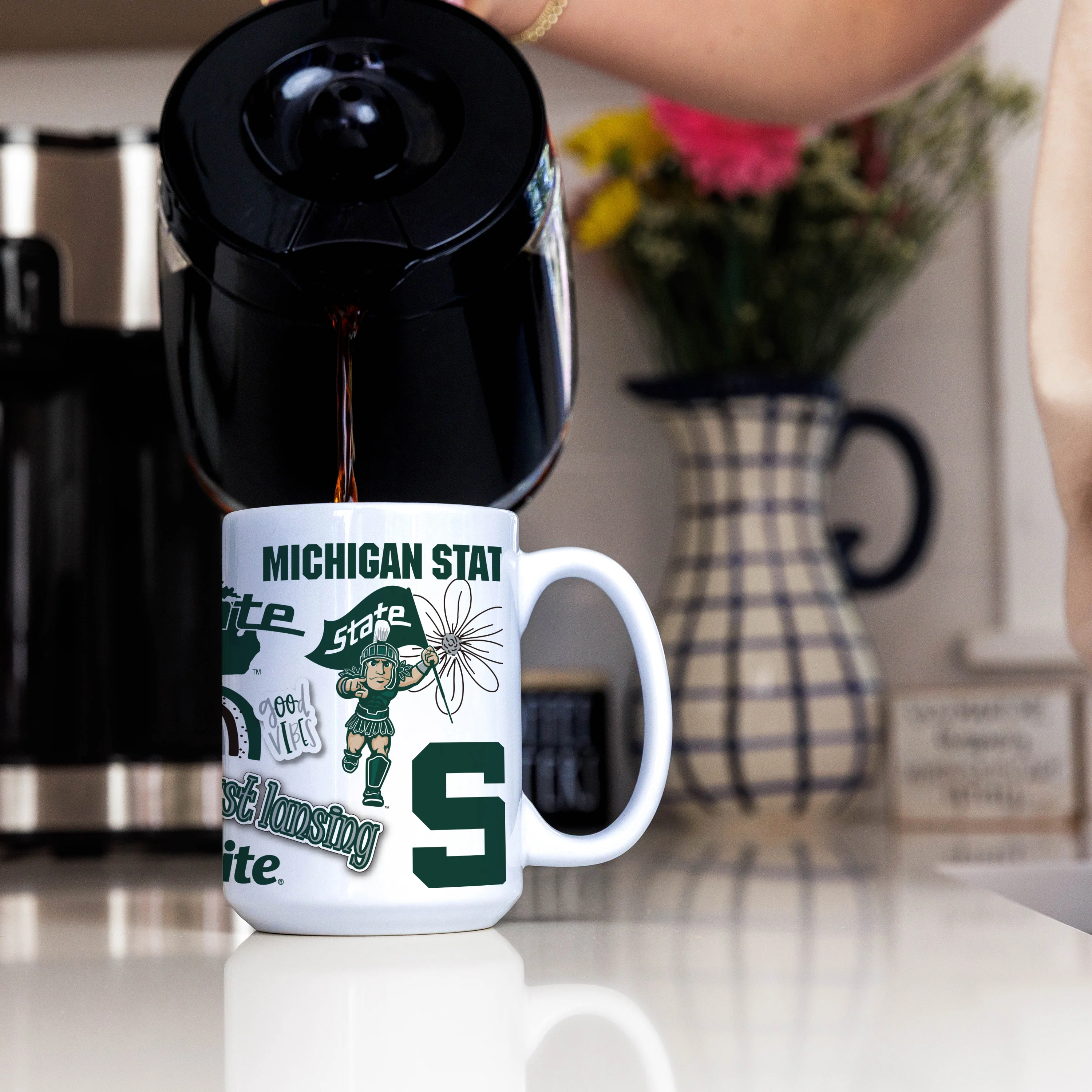 Michigan State 15oz Native Sublimated Mug - Image 2