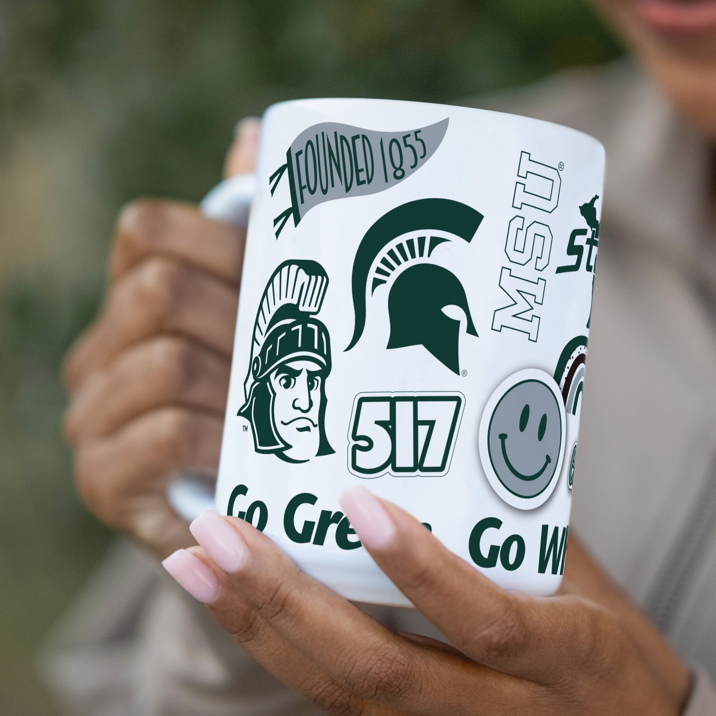 Michigan State 15oz Native Sublimated Mug - Image 5