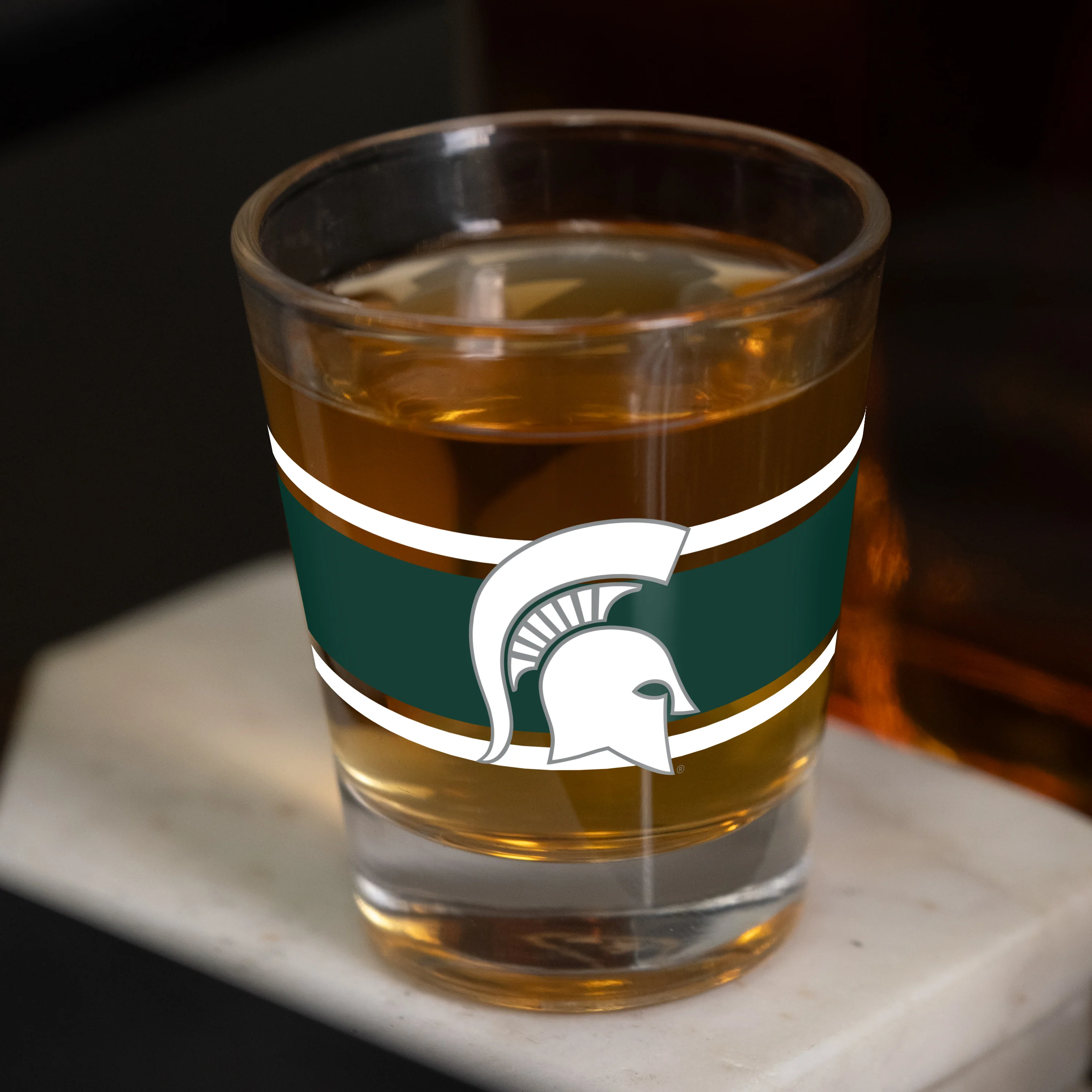 Michigan State 2oz Stripe Shot Glass - Image 6