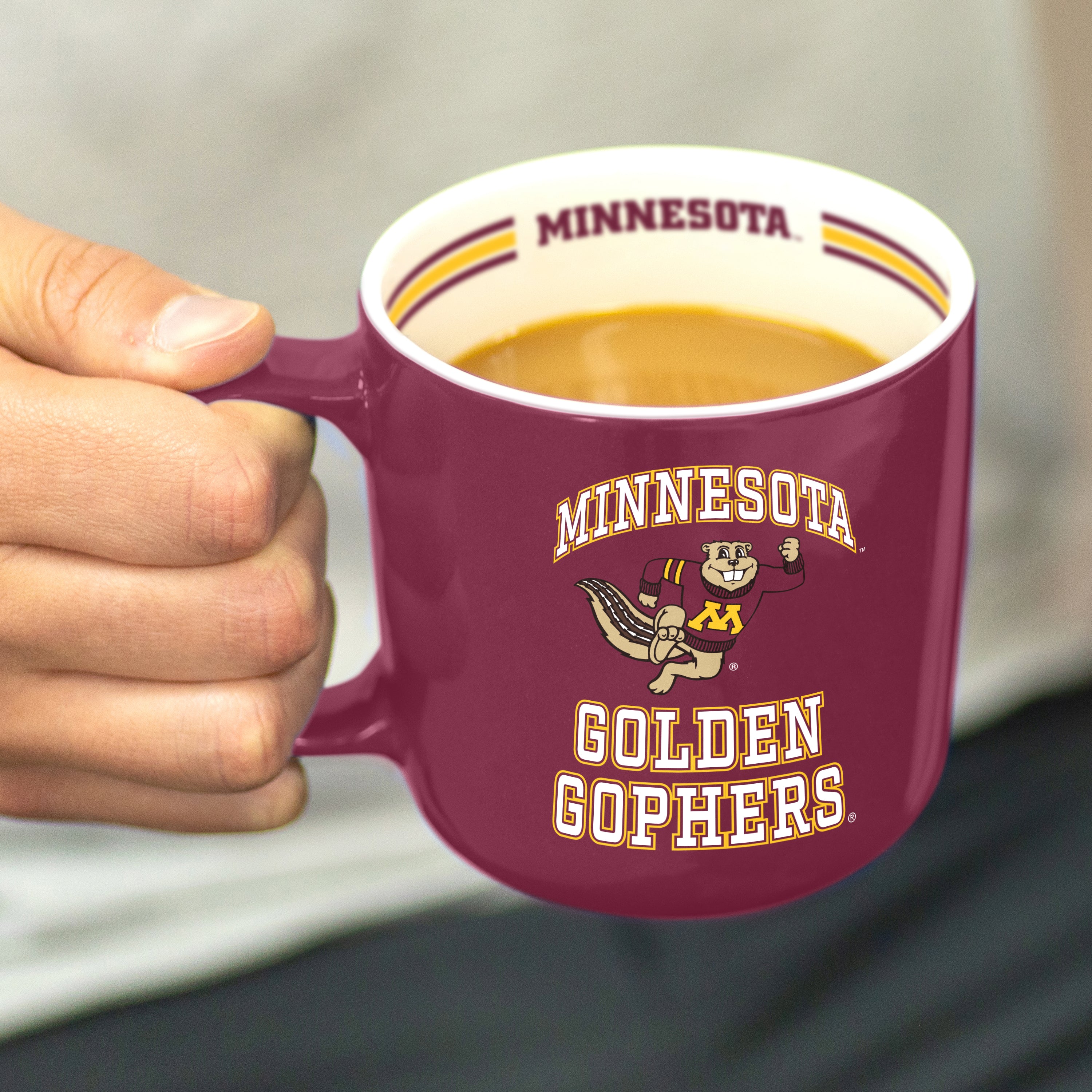 Minnesota 15oz Stripe Mug - Image 3