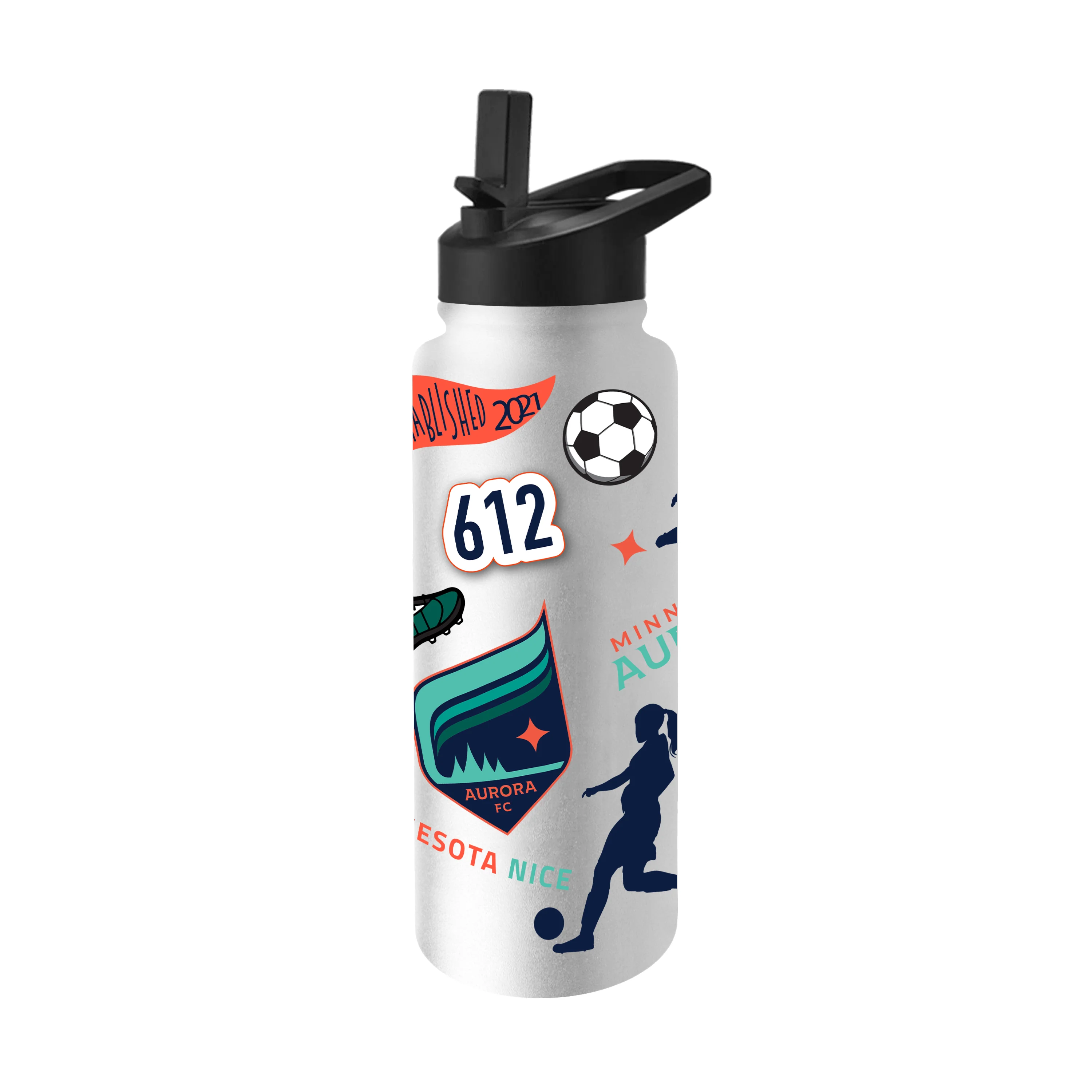 Minnesota Aurora FC 34oz Native Quencher Bottle
